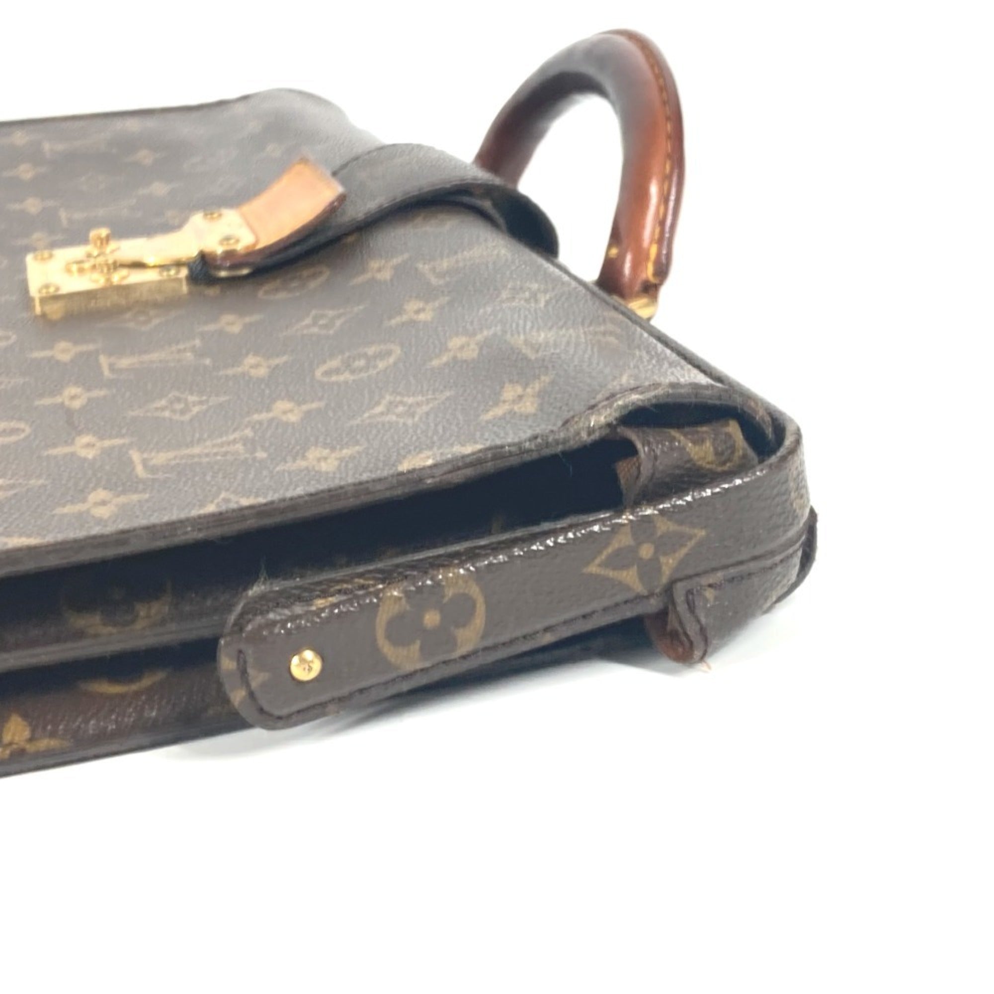 Louis Vuitton Brown Monogram Monogram Briefcase (Pre-Owned)