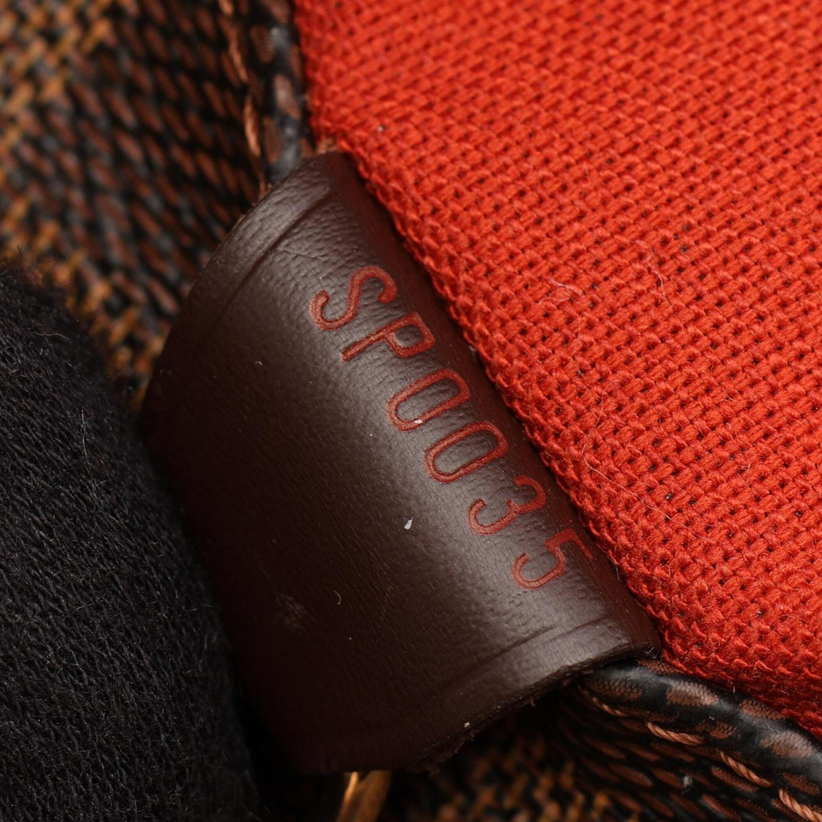 Louis Vuitton Brown Damier Canvas Coated Canvas Leather Handbag Shoulder Bag (Pre-Owned)