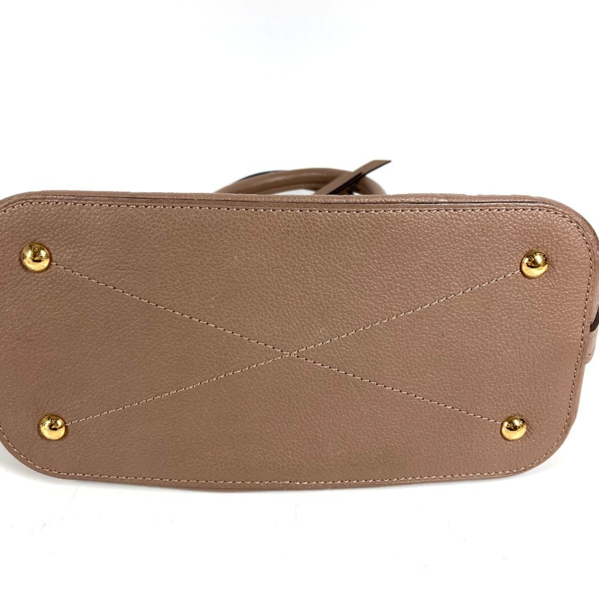 Louis Vuitton Light Brown Taupe Monogram Empreinte Handbag Tote Bag (Pre-Owned)