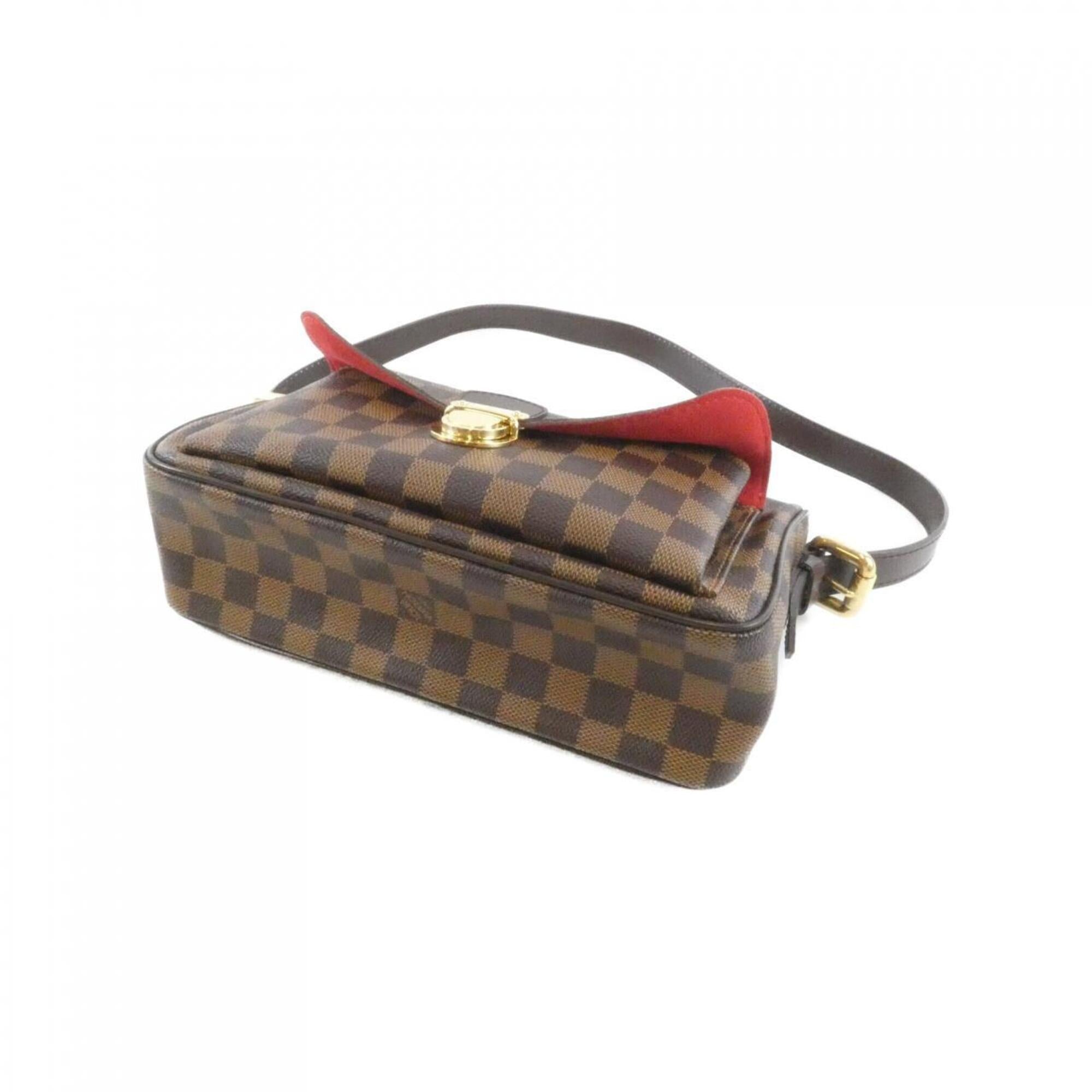 Louis Vuitton Damier Damier Canvas Ebene Damier Canvas Shoulder Bag (Pre-Owned)