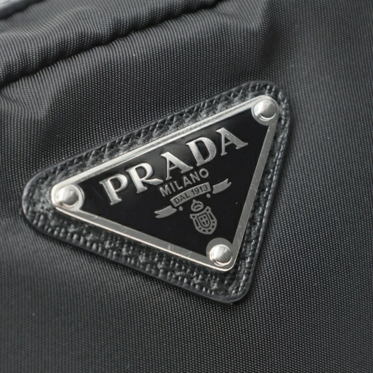 Prada Black Nero Nylon Pouch Wash Bag (Pre-Owned)