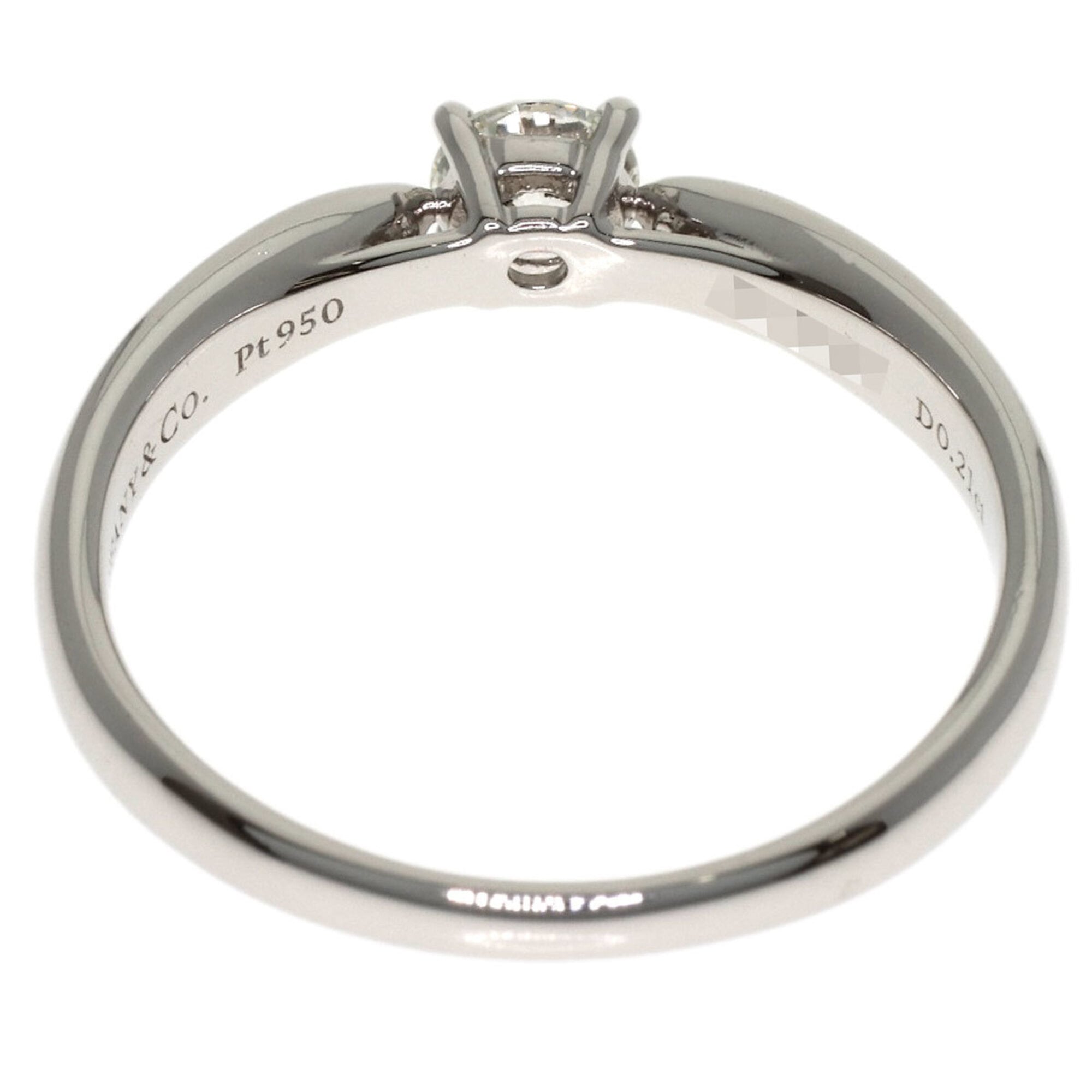 Tiffany Platinum 950 Band Ring (Pre-Owned)