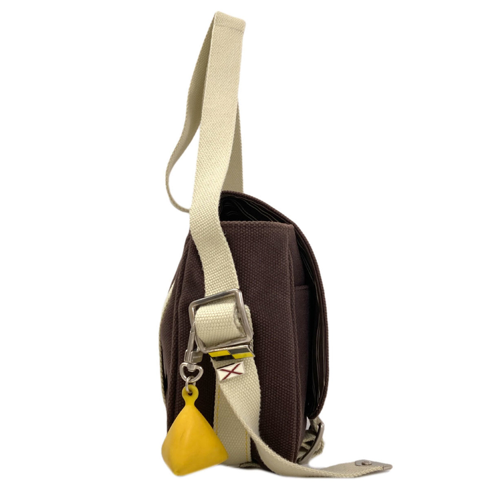 Louis Vuitton Brown Canvas Shoulder Bag (Pre-Owned)