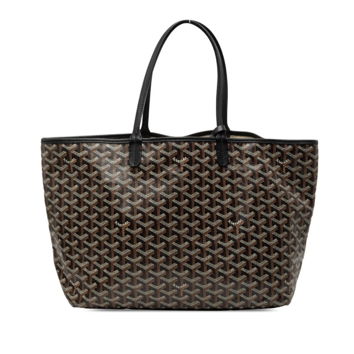 Goyard Black Pvc Leather Tote Bag (Pre-Owned)