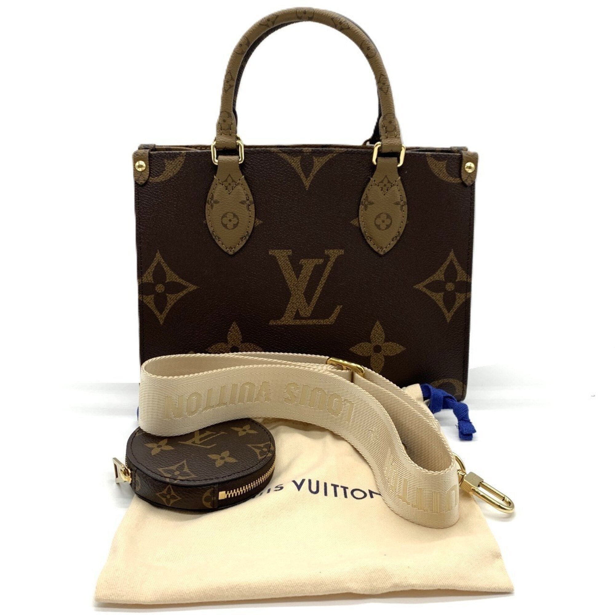 Louis Vuitton Brown Monogram Reverse Monogram Reverse Tote Bag (Pre-Owned)