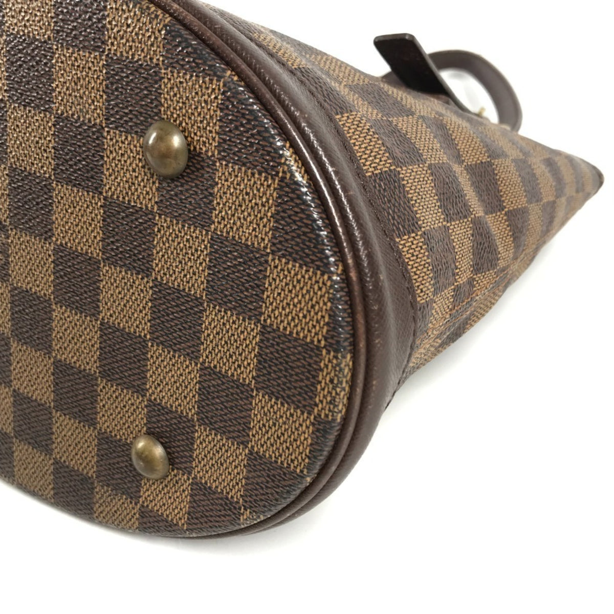 Louis Vuitton Brown Damier Canvas Ebene Galle Damier Graphite Pouch Shoulder Bag Tote Bag (Pre-Owned)