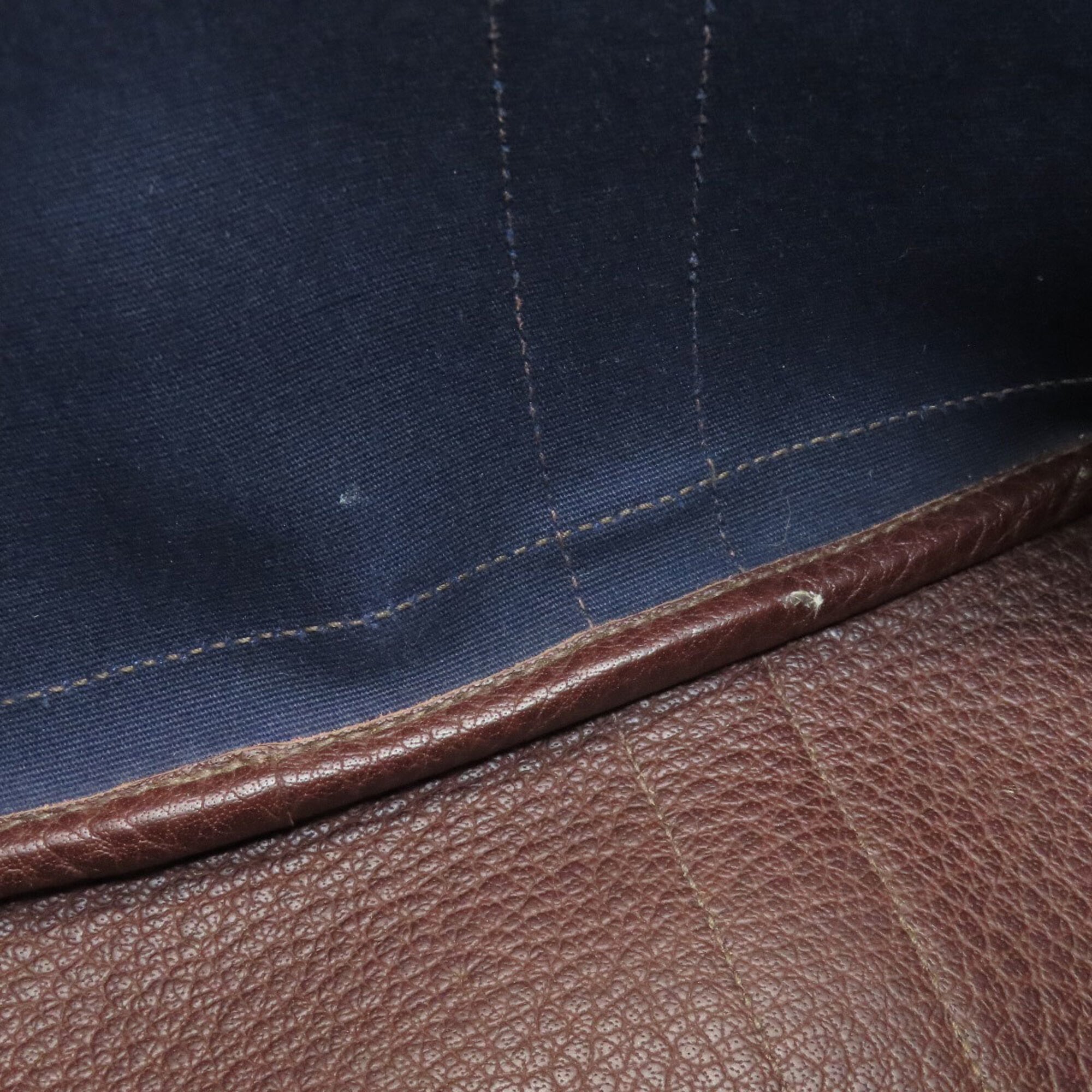 Hermes Brown Toile Officier Handbag (Pre-Owned)