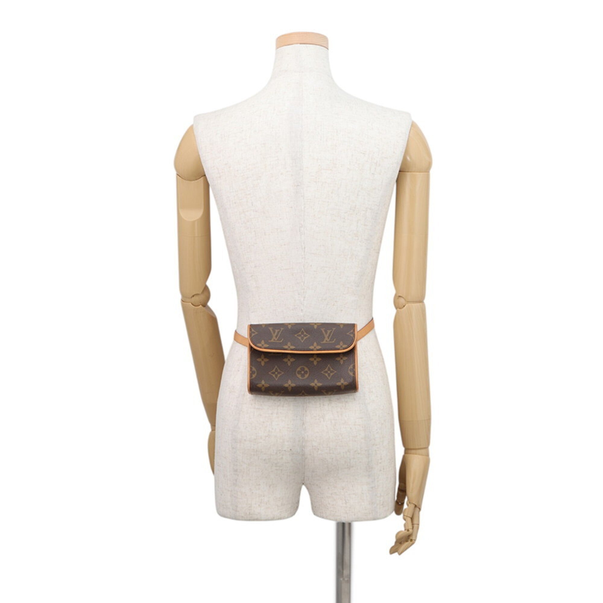 Louis Vuitton Brown Monogram Monogram Handbag Pochette Pouch Sling Bag (Pre-Owned)
