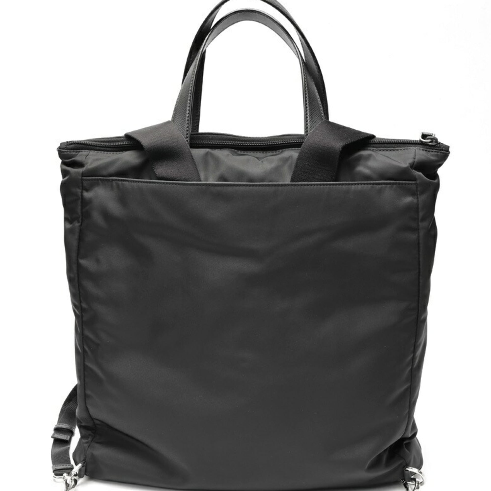 Prada Black Nylon Tote Bag (Pre-Owned)