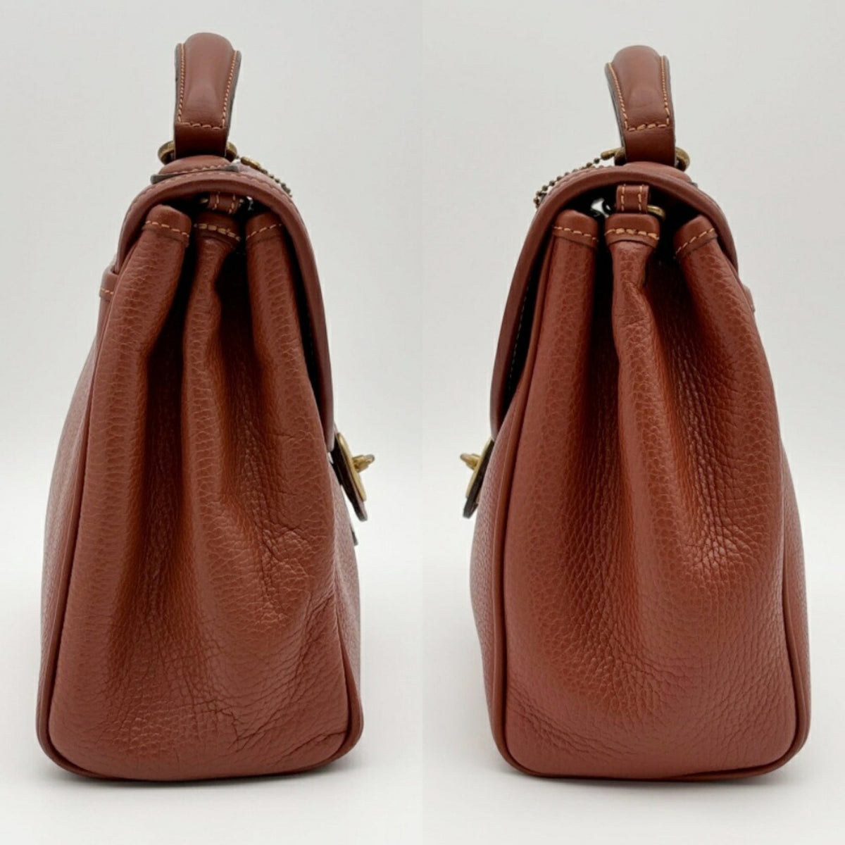 Coach Brown Leather Handbag (Pre-Owned)