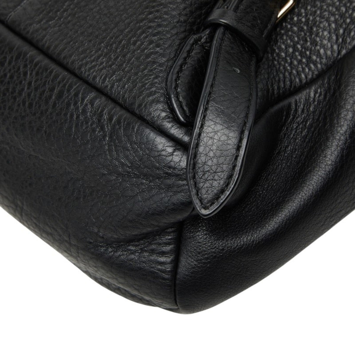 Coach Black Leather Backpack (Pre-Owned)