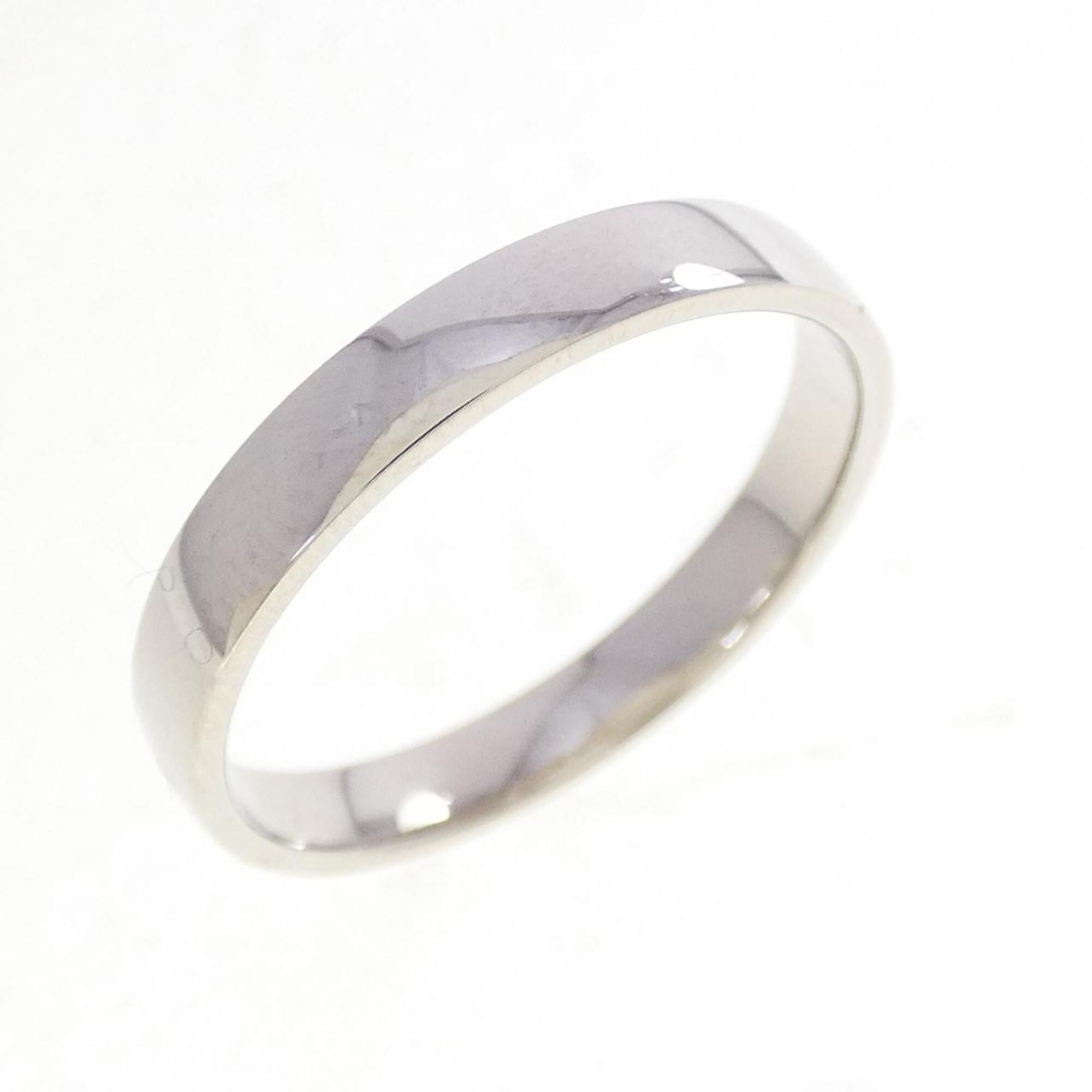 Chanel Platinum 950 Band Ring (Pre-Owned)