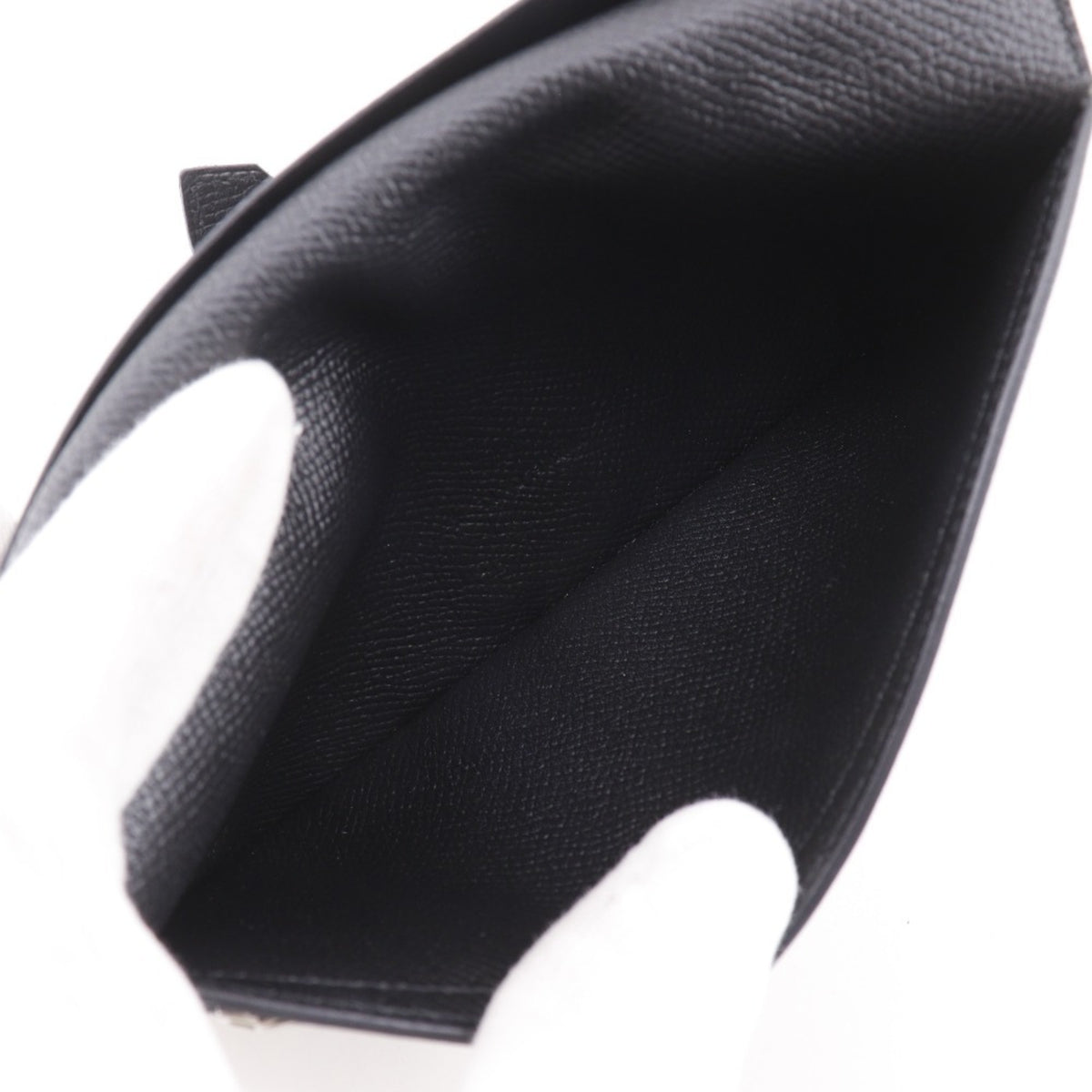 Hermes Black Epsom Leather Long Wallet (Bi-Fold) (Pre-Owned)