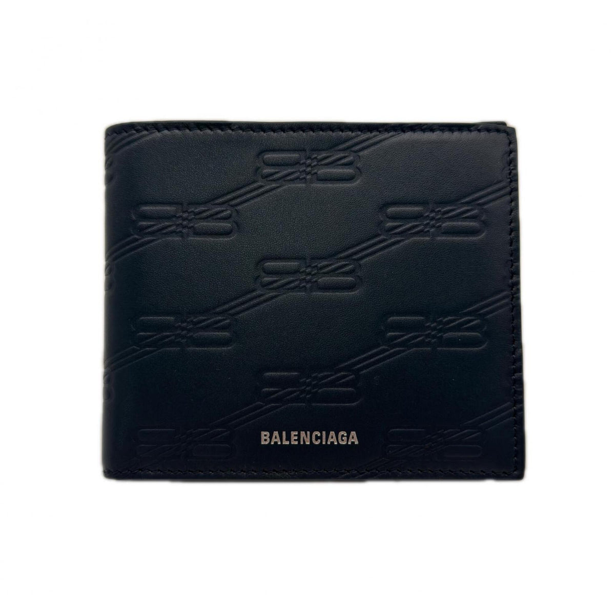 Balenciaga Blue Leather Wallet (Bi-Fold) (Pre-Owned)
