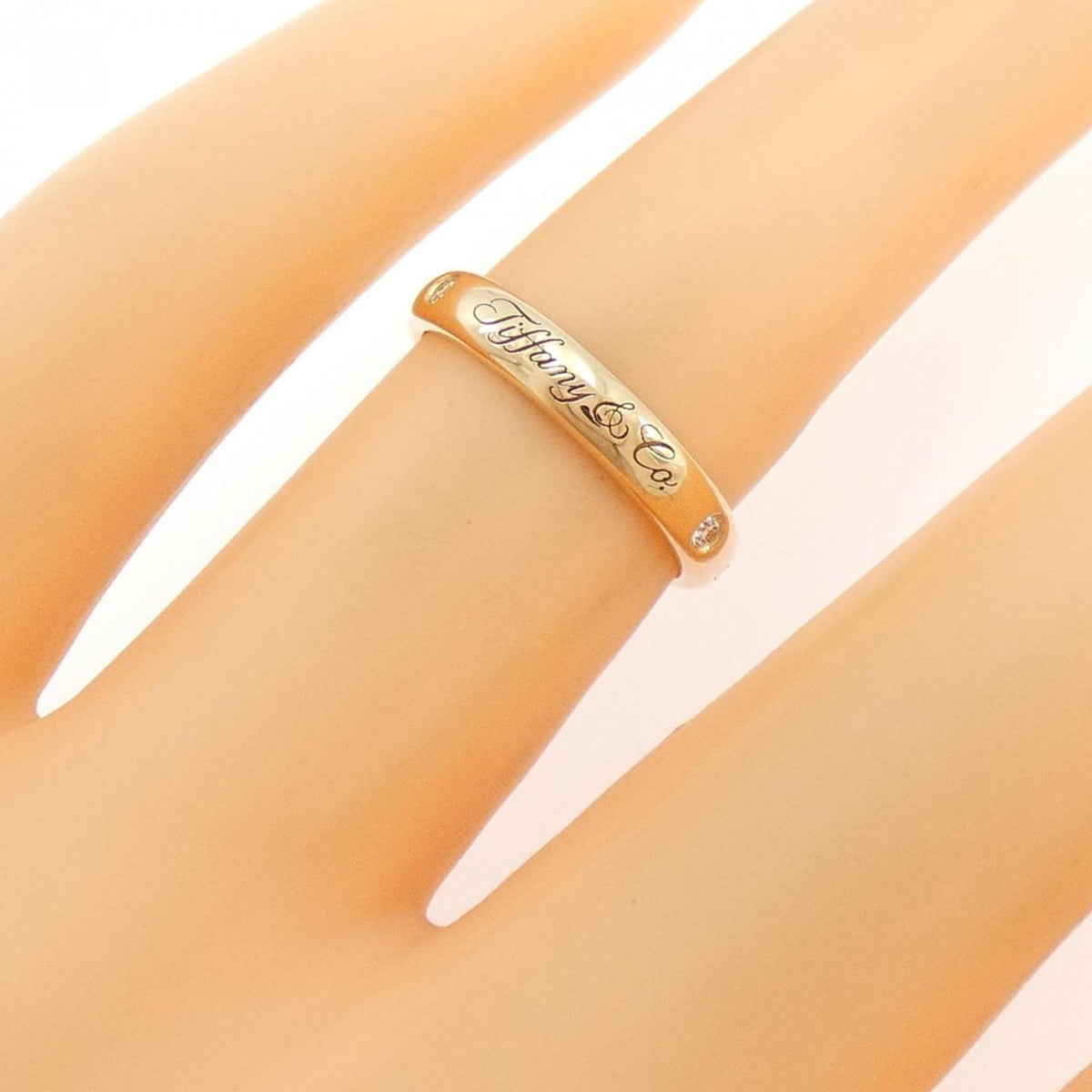 Tiffany Pink Gold (18K) Band Ring (Pre-Owned)