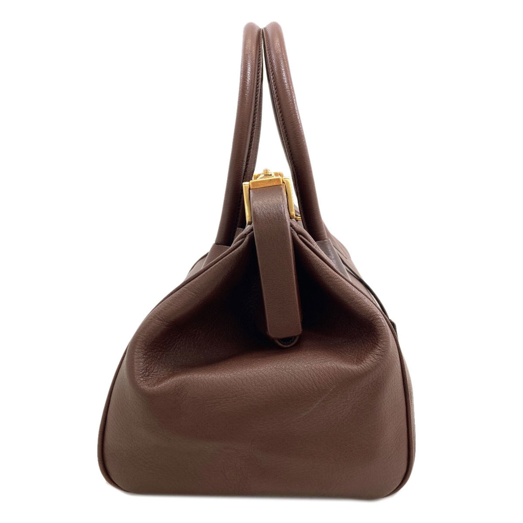 Prada Brown Leather Handbag (Pre-Owned)