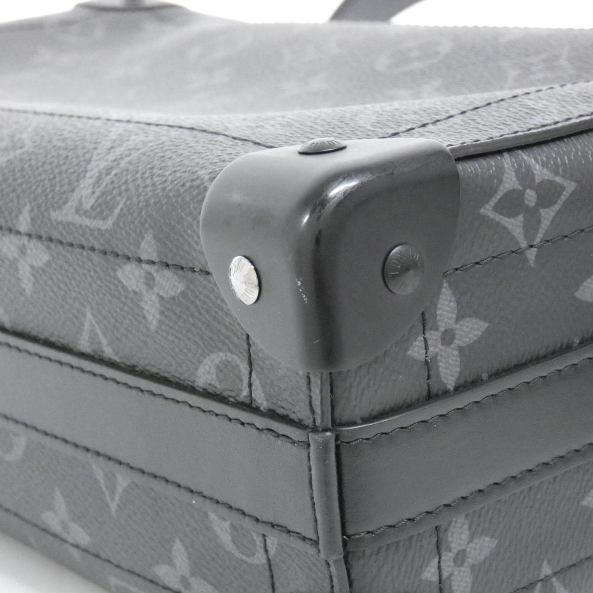 Louis Vuitton Black Coated Canvas Shoulder Bag (Pre-Owned)