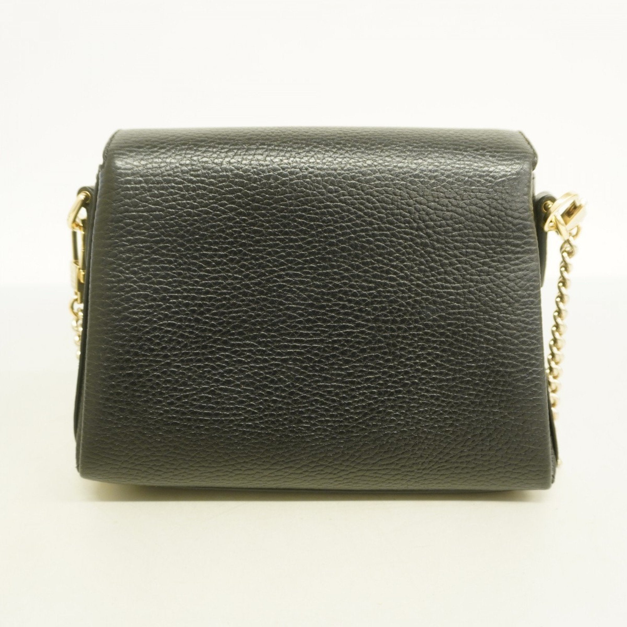 Gucci Black Leather Shoulder Bag (Pre-Owned)