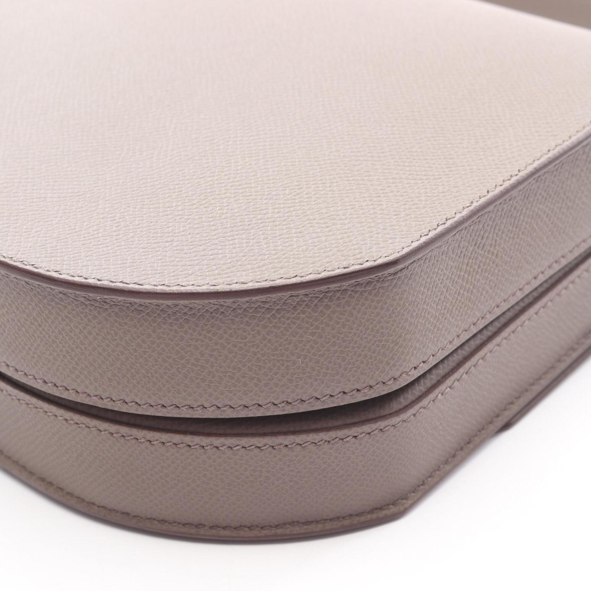Hermes Beige Etain Epsom Leather Jersey Handbag Shoulder Bag (Pre-Owned)