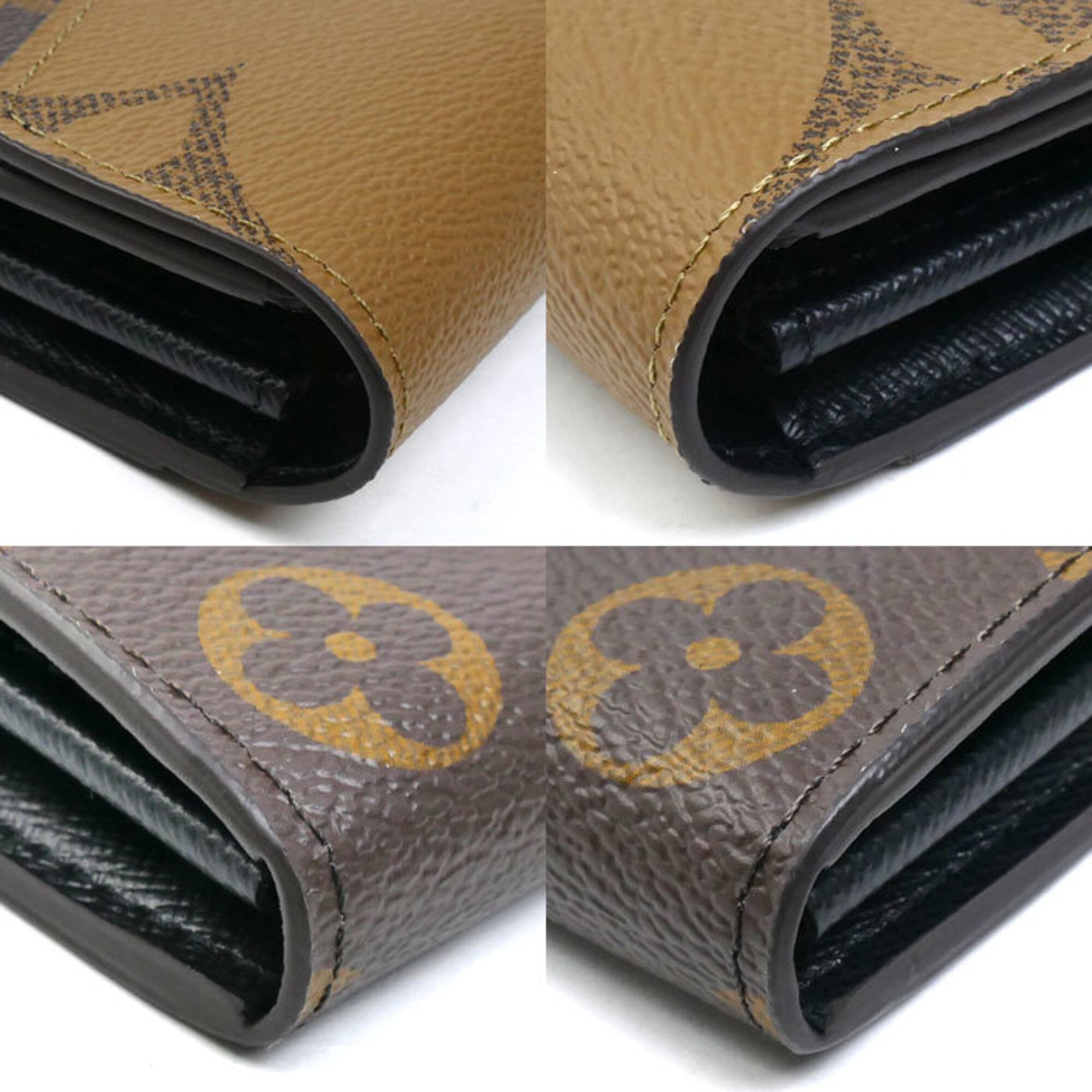 Louis Vuitton Brown Monogram Long Wallet (Bi-Fold) (Pre-Owned)
