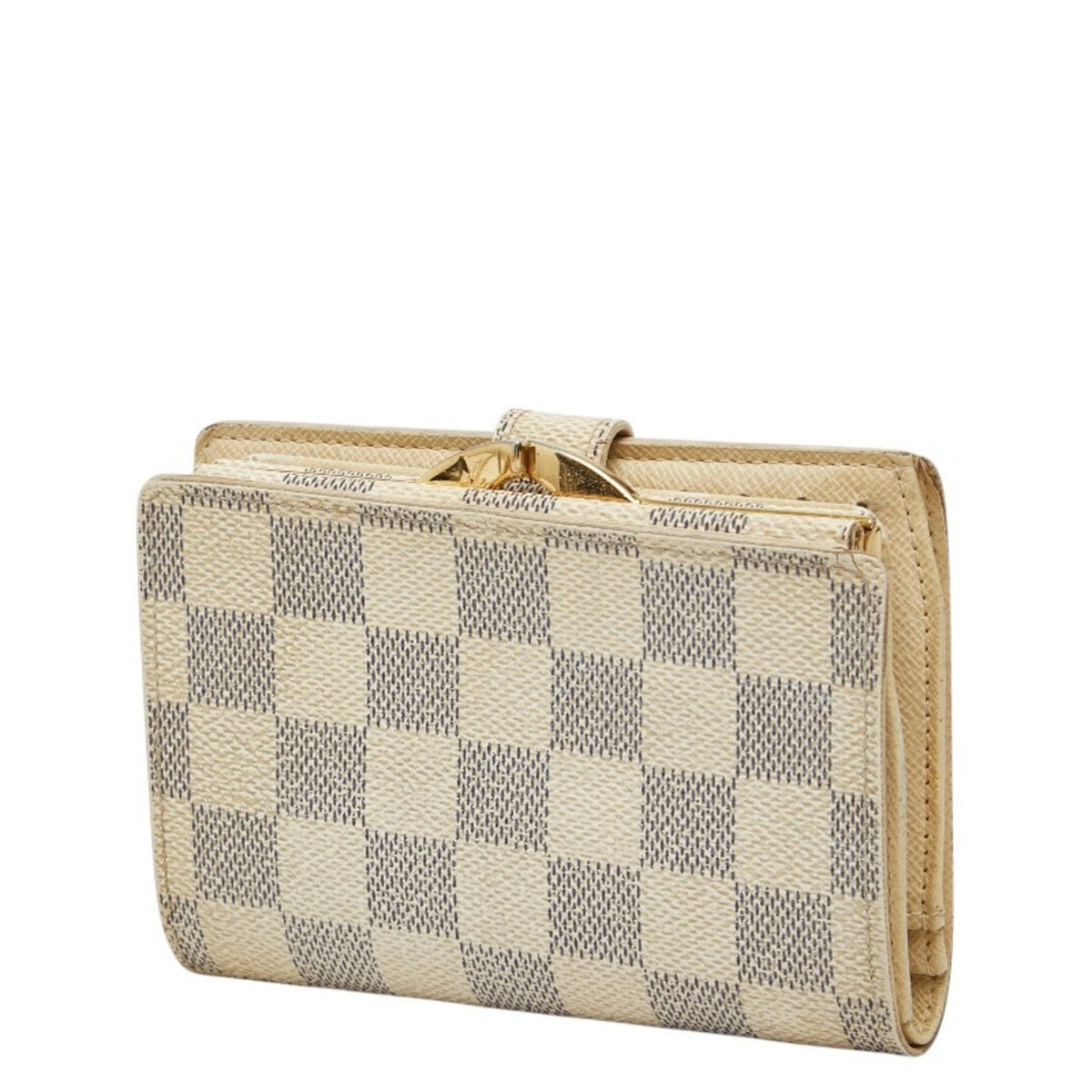 Louis Vuitton White Pvc Leather Wallet (Bi-Fold) (Pre-Owned)