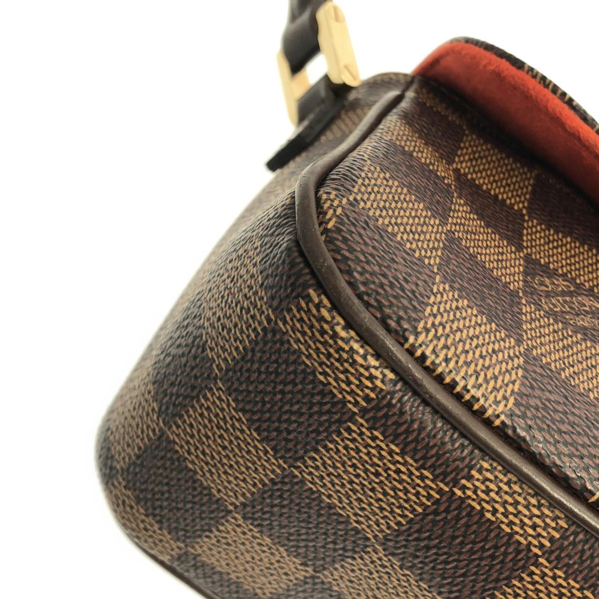 Louis Vuitton Brown Coated Canvas Shoulder Bag (Pre-Owned)