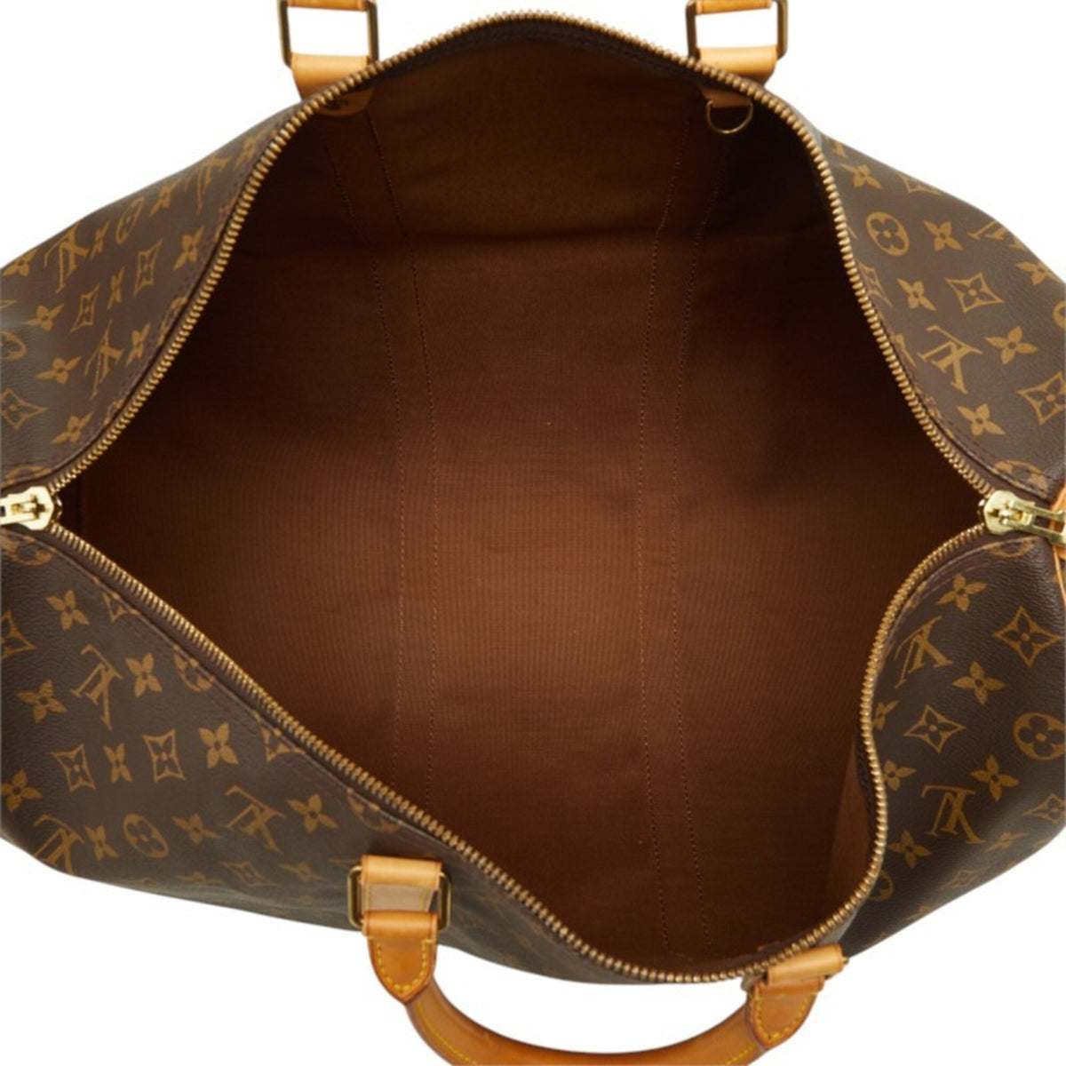 Louis Vuitton Monogram Brown Pvc Leather Boston Bag (Pre-Owned)