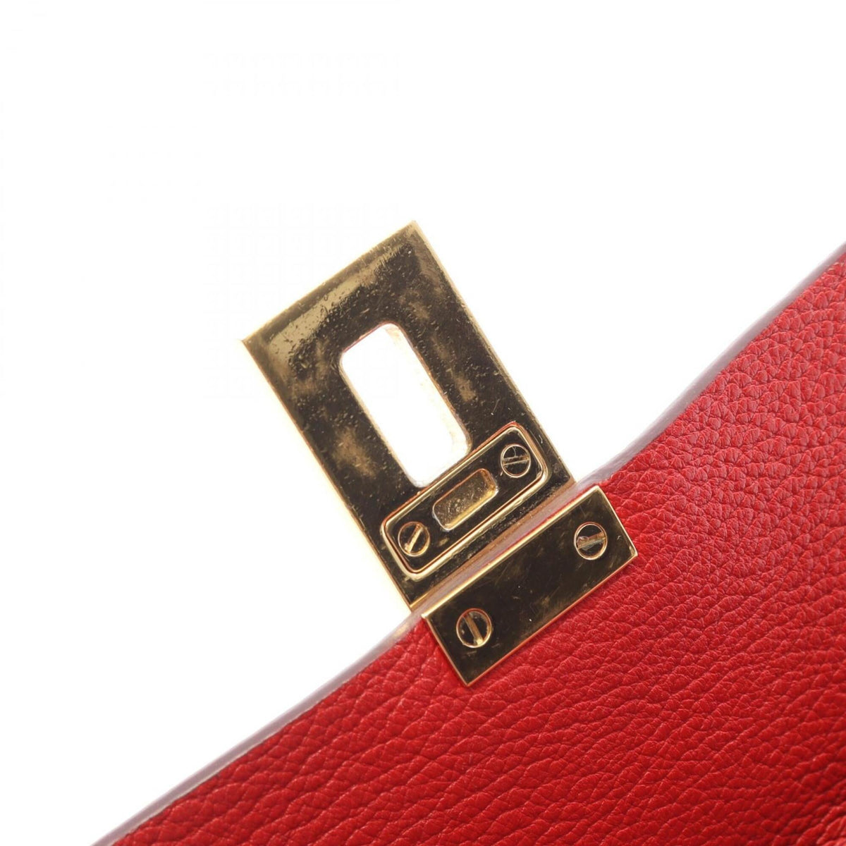 Chloé Drew Red Color Leather Handbag Shoulder Bag (Pre-Owned)