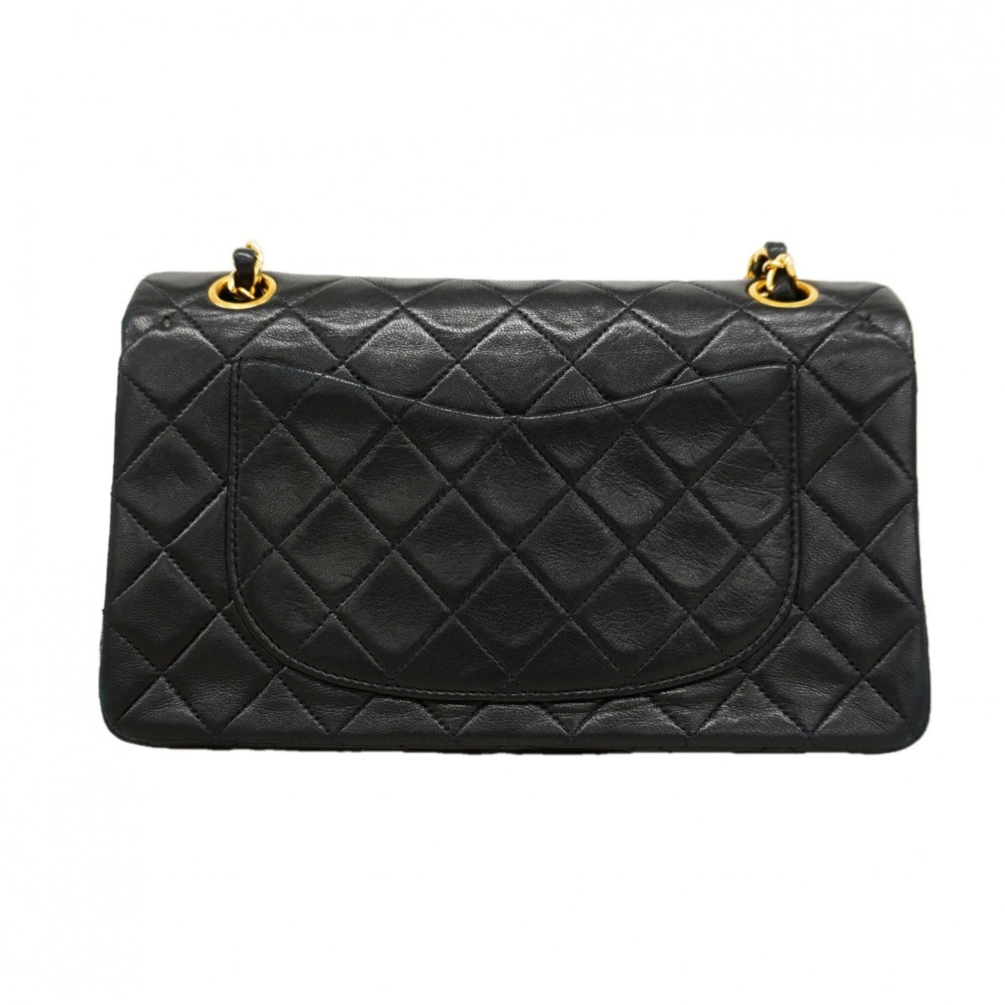 Chanel Black Leather Shoulder Bag (Pre-Owned)