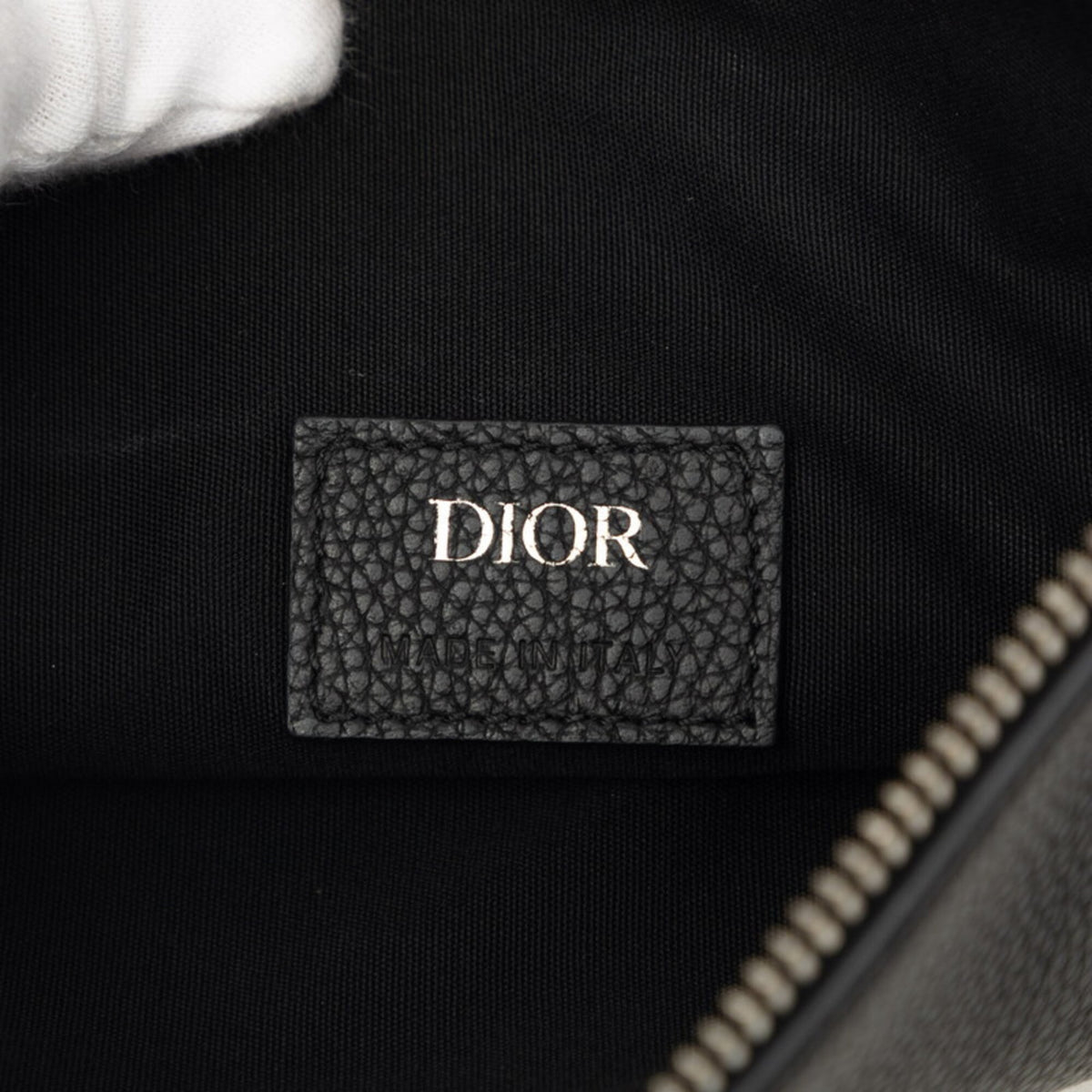 Christian Dior Black Leather Shoulder Bag Sling Bag (Pre-Owned)