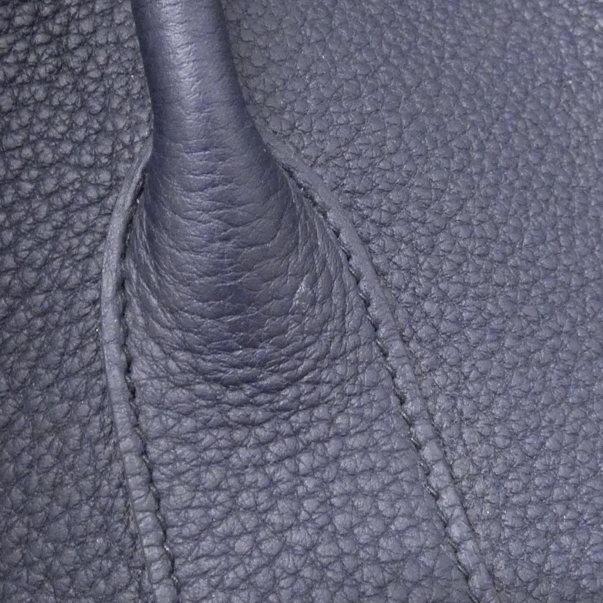 Hermes Blue Indigo Negonda Leather Handbag (Pre-Owned)