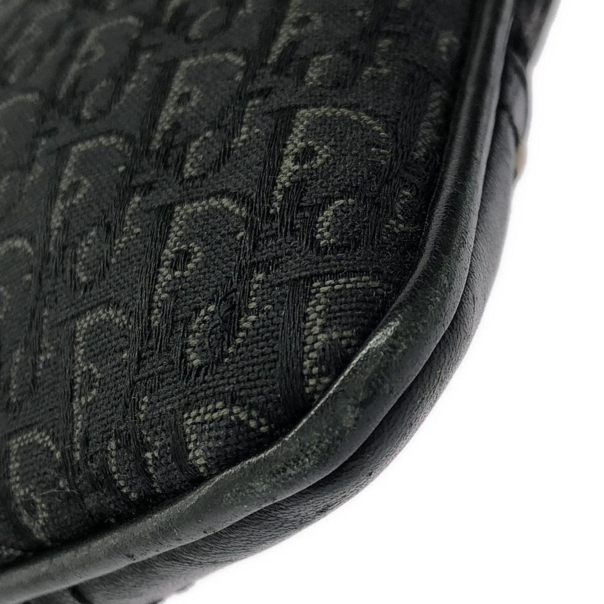 Christian Dior Black Canvas Shoulder Bag (Pre-Owned)