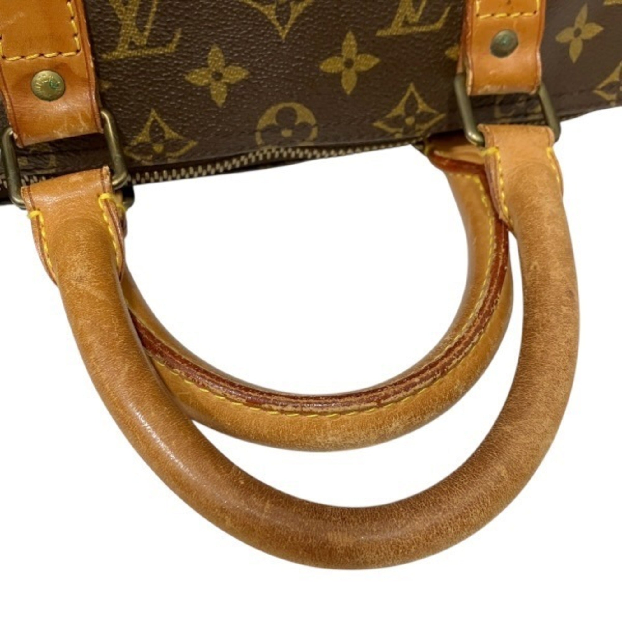 Louis Vuitton Brown Monogram Boston Bag Handbag (Pre-Owned)