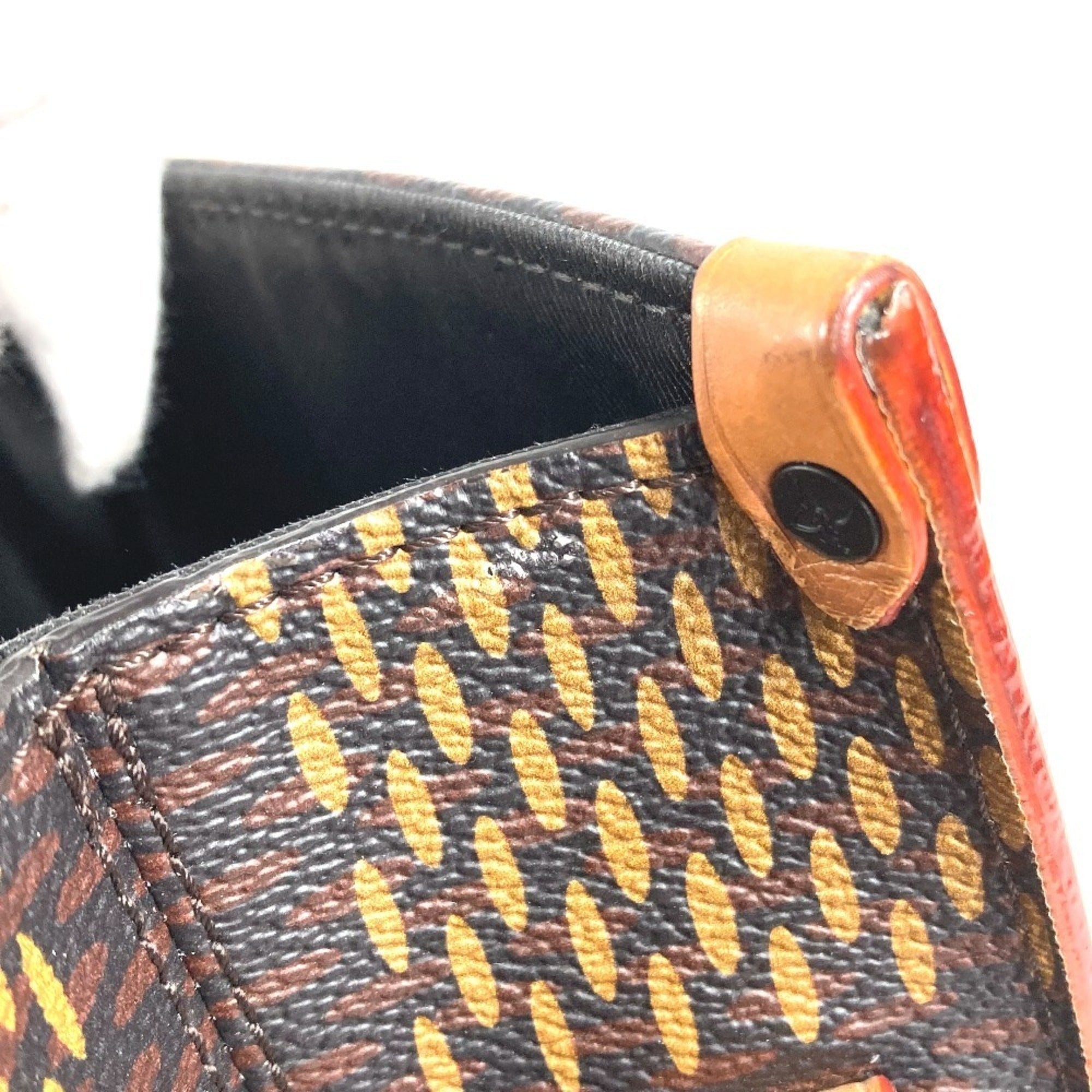 Louis Vuitton Brown Damier Canvas Shoulder Bag Tote Bag (Pre-Owned)