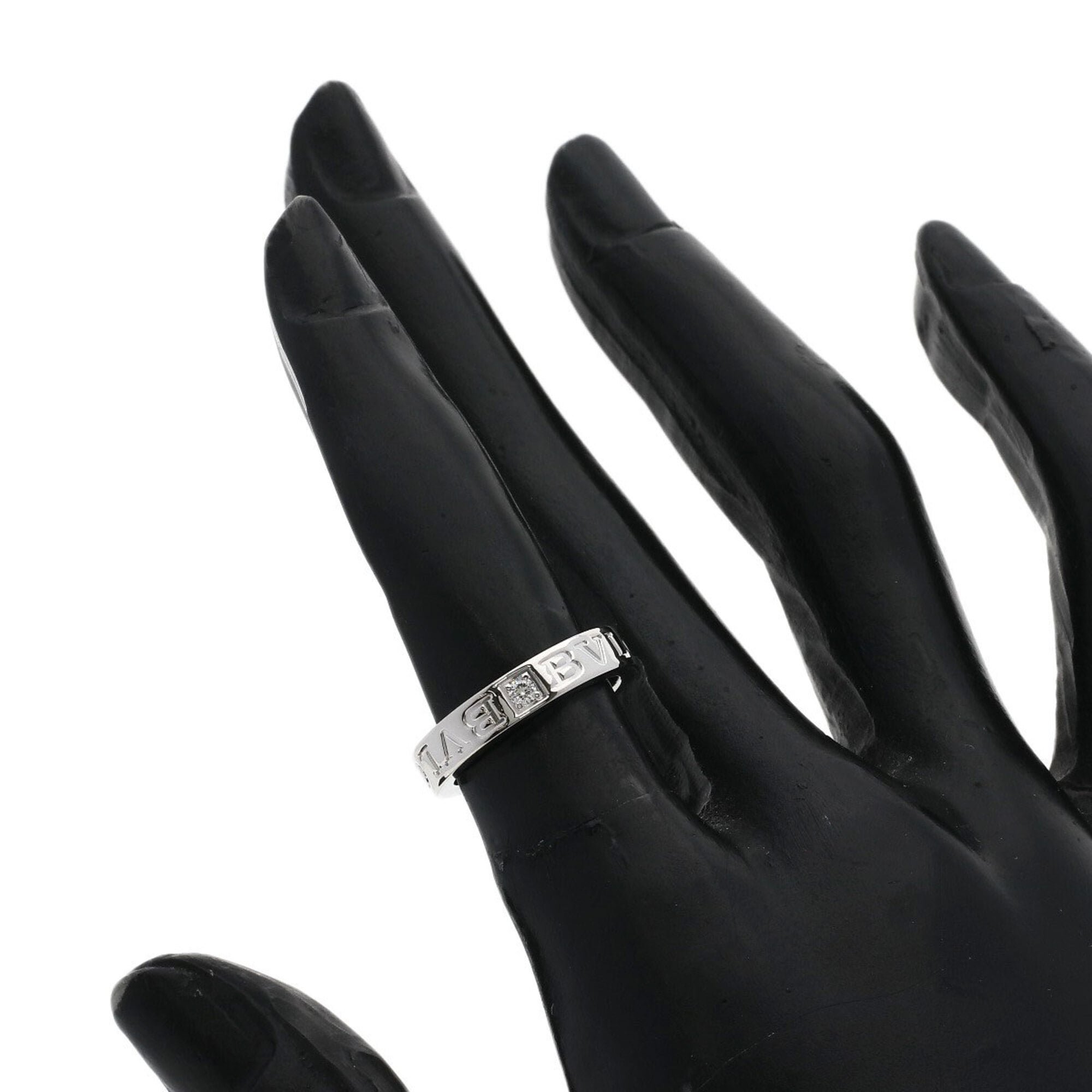 Bvlgari White Gold (18K) Band Ring (Pre-Owned)