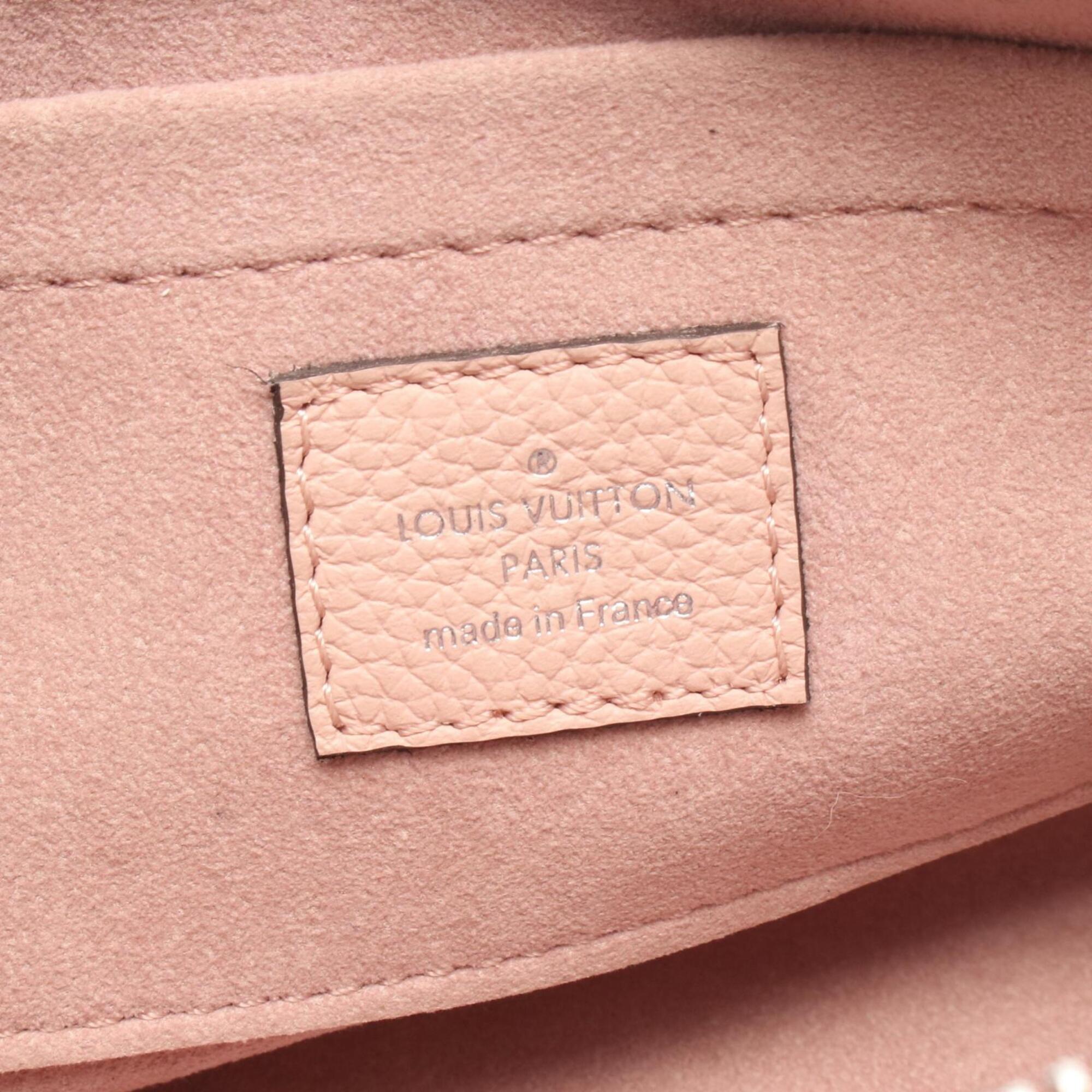 Louis Vuitton Pink Mahina Leather Leather Handbag Shoulder Bag (Pre-Owned)