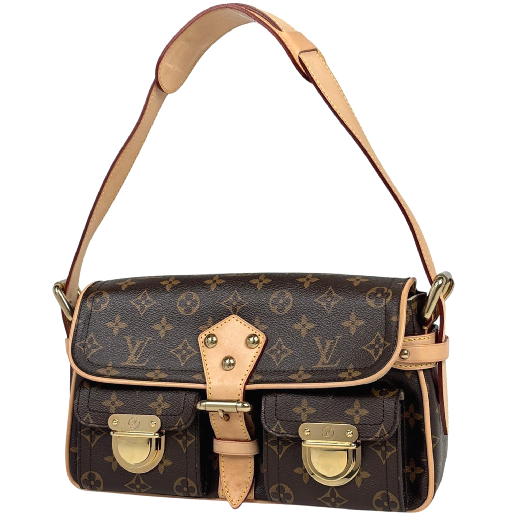 Louis Vuitton Brown Monogram Shoulder Bag (Pre-Owned)