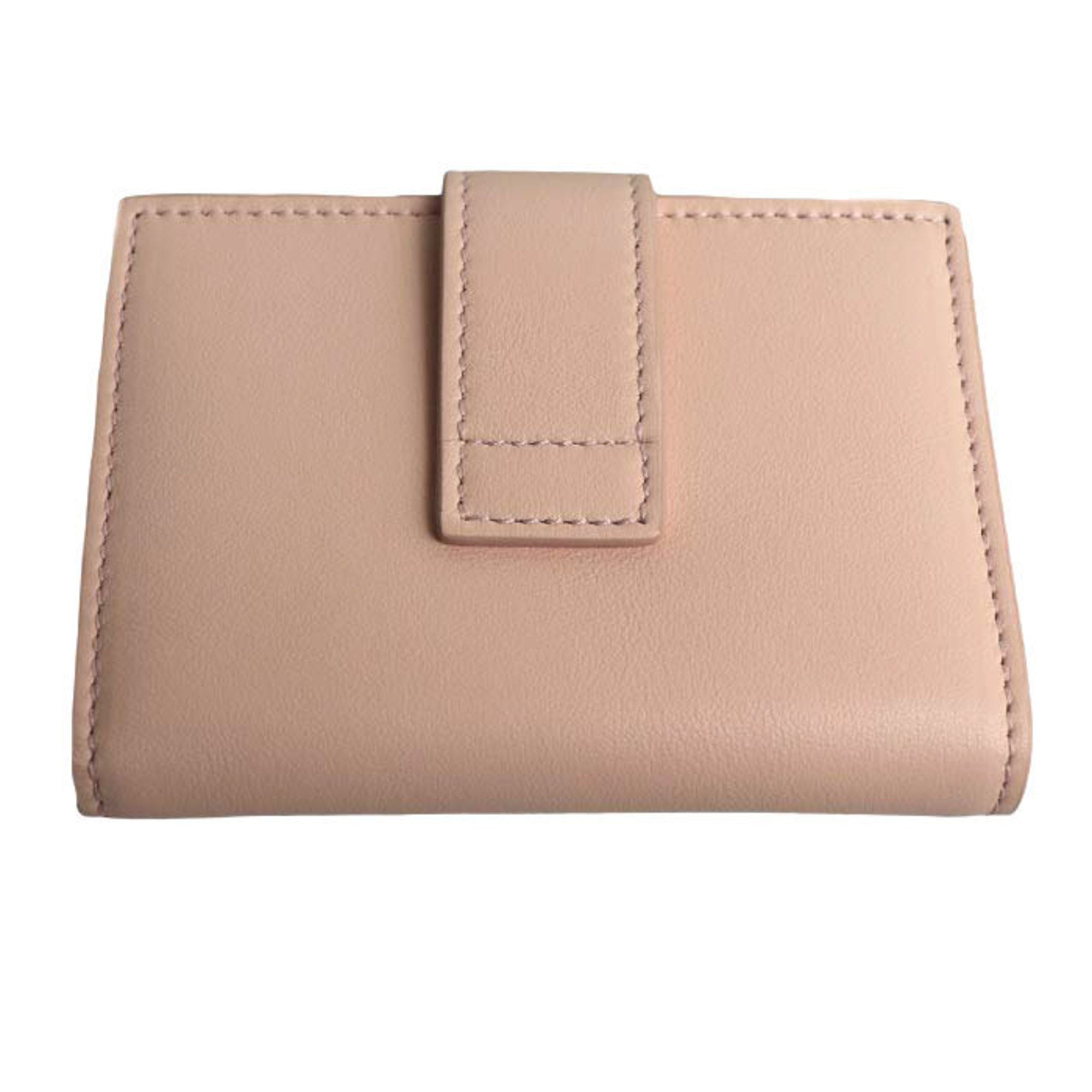 Salvatore Ferragamo Light Pink Leather Wallet (Bi-Fold) (Pre-Owned)