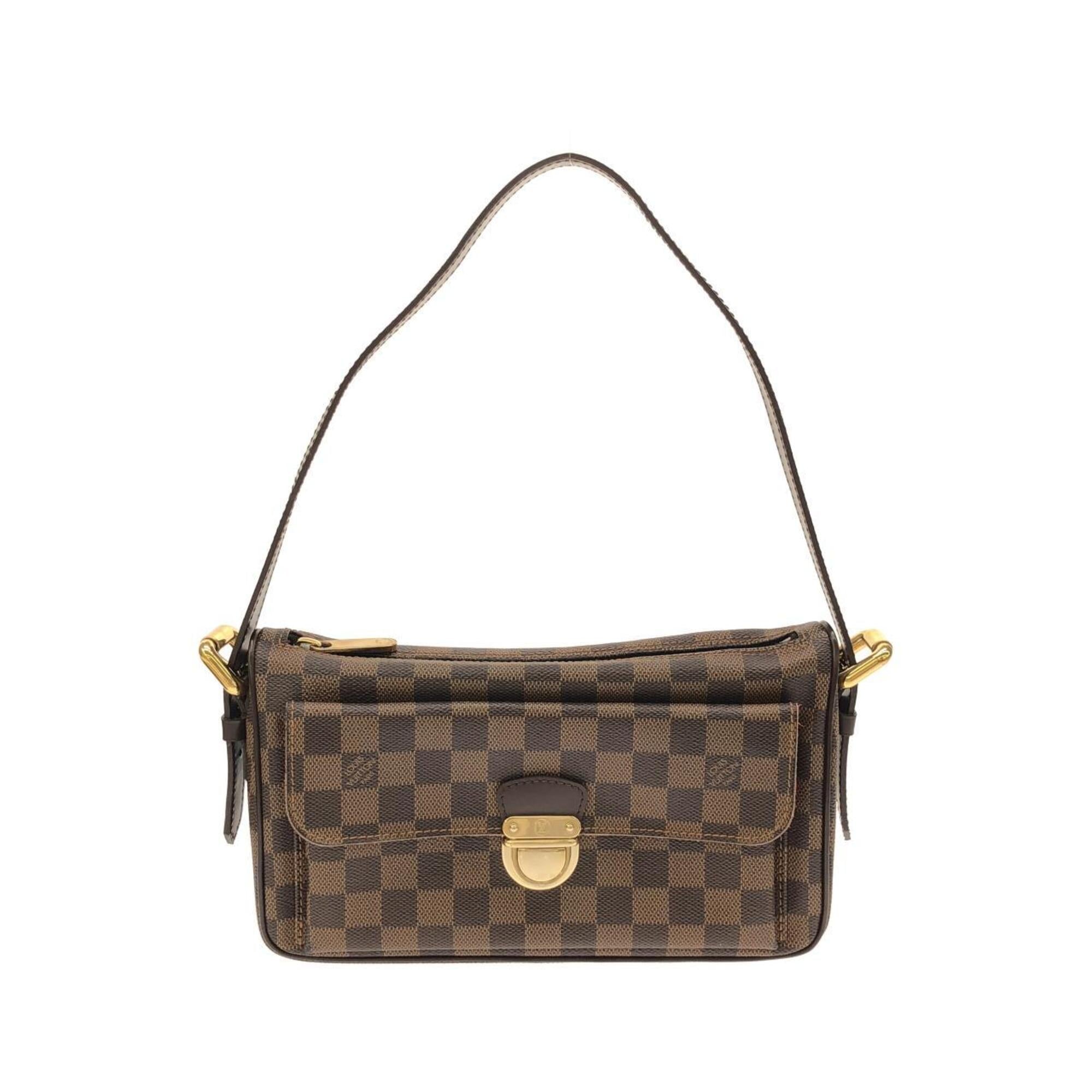 Louis Vuitton Ebene Coated Canvas Shoulder Bag (Pre-Owned)