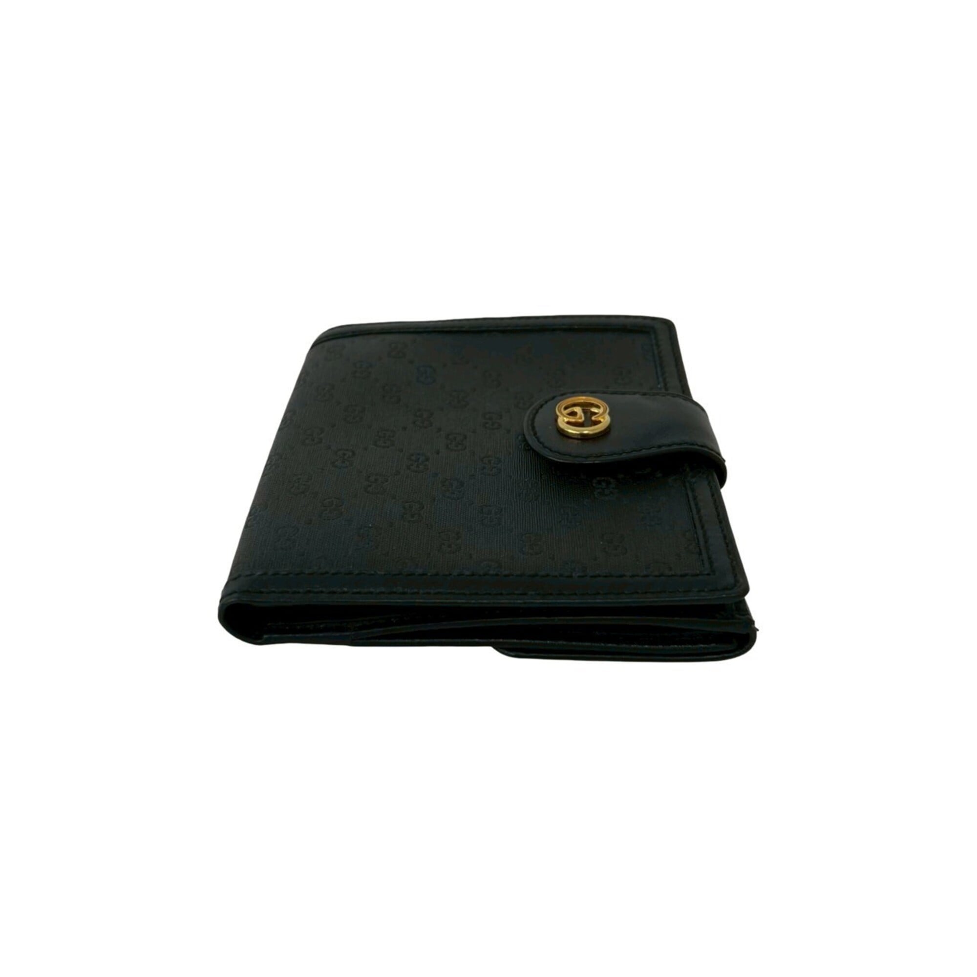 Gucci Black Leather Pvc Wallet (Bi-Fold) (Pre-Owned)