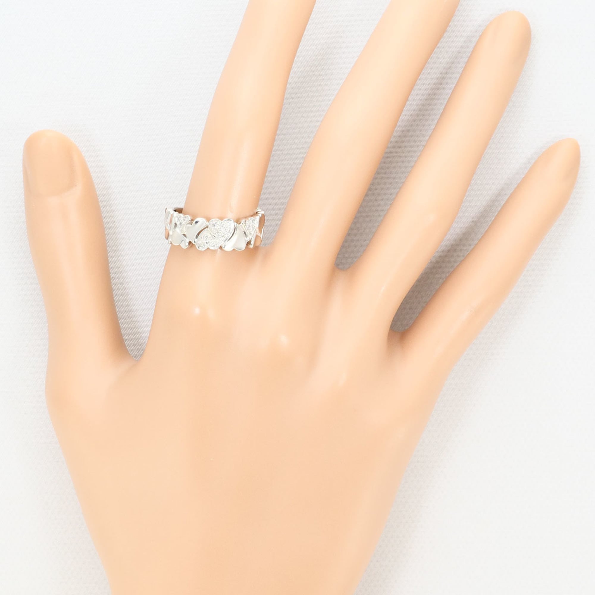 Unbranded White Gold White Gold (18K) Band Ring (Pre-Owned)