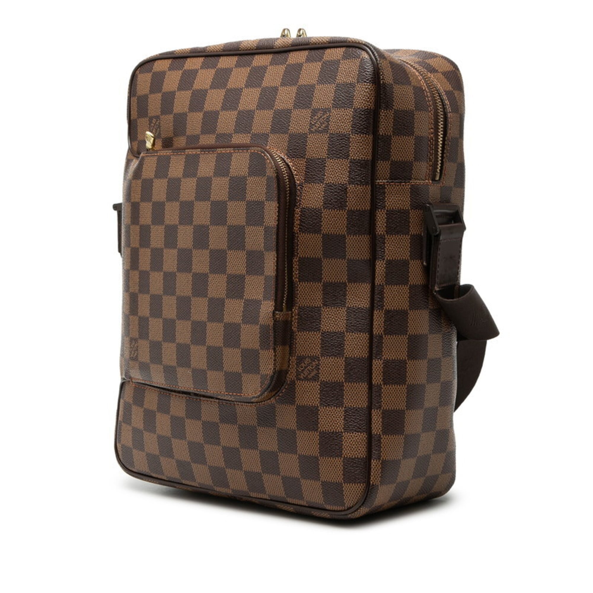 Louis Vuitton Brown Pvc Leather Shoulder Bag (Pre-Owned)