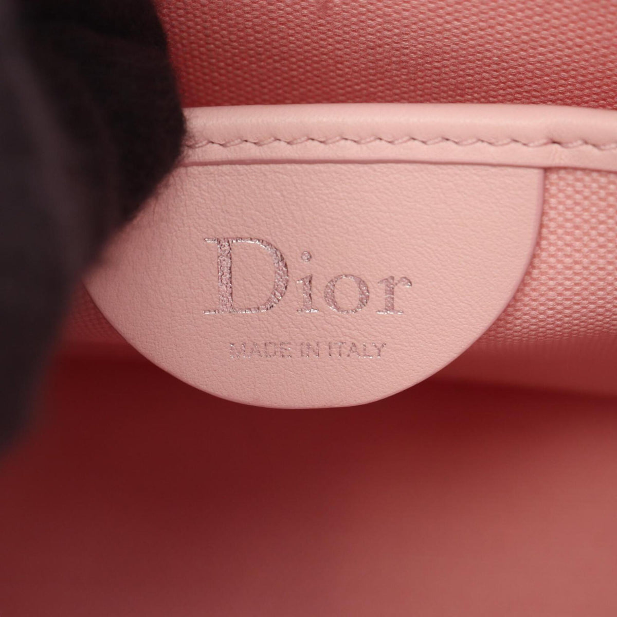Christian Dior Green Pink Canvas Handbag Tote Bag (Pre-Owned)