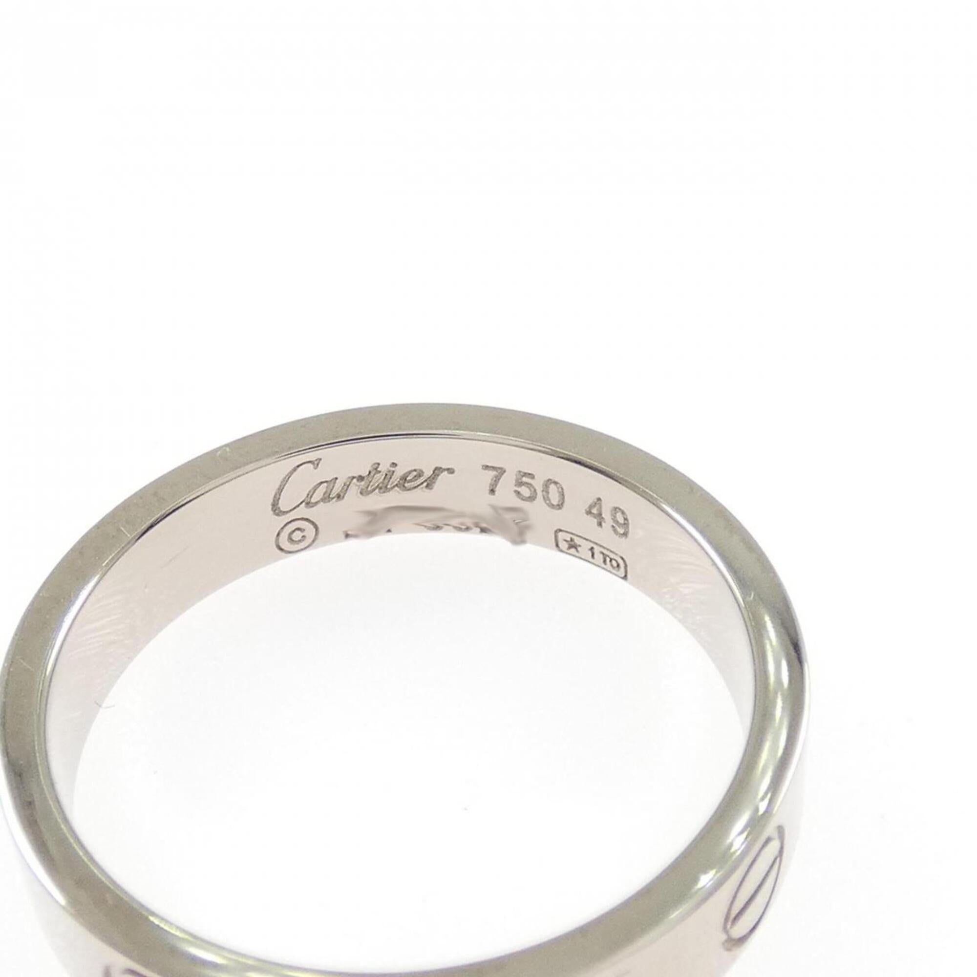 Cartier Love White Gold (18K) Band Ring (Pre-Owned)