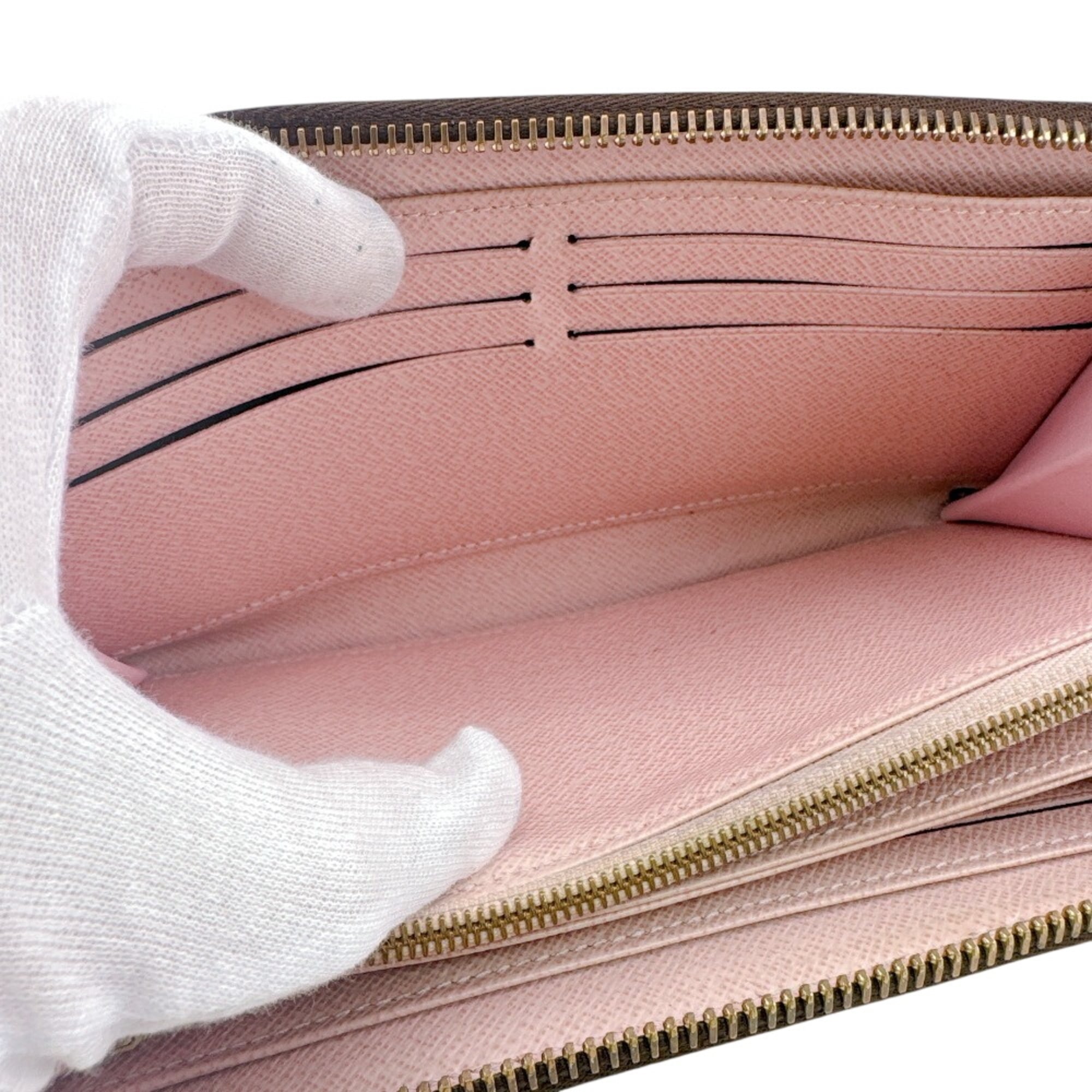 Louis Vuitton Brown Monogram Pink Monogram Long Wallet (Bi-Fold) (Pre-Owned)