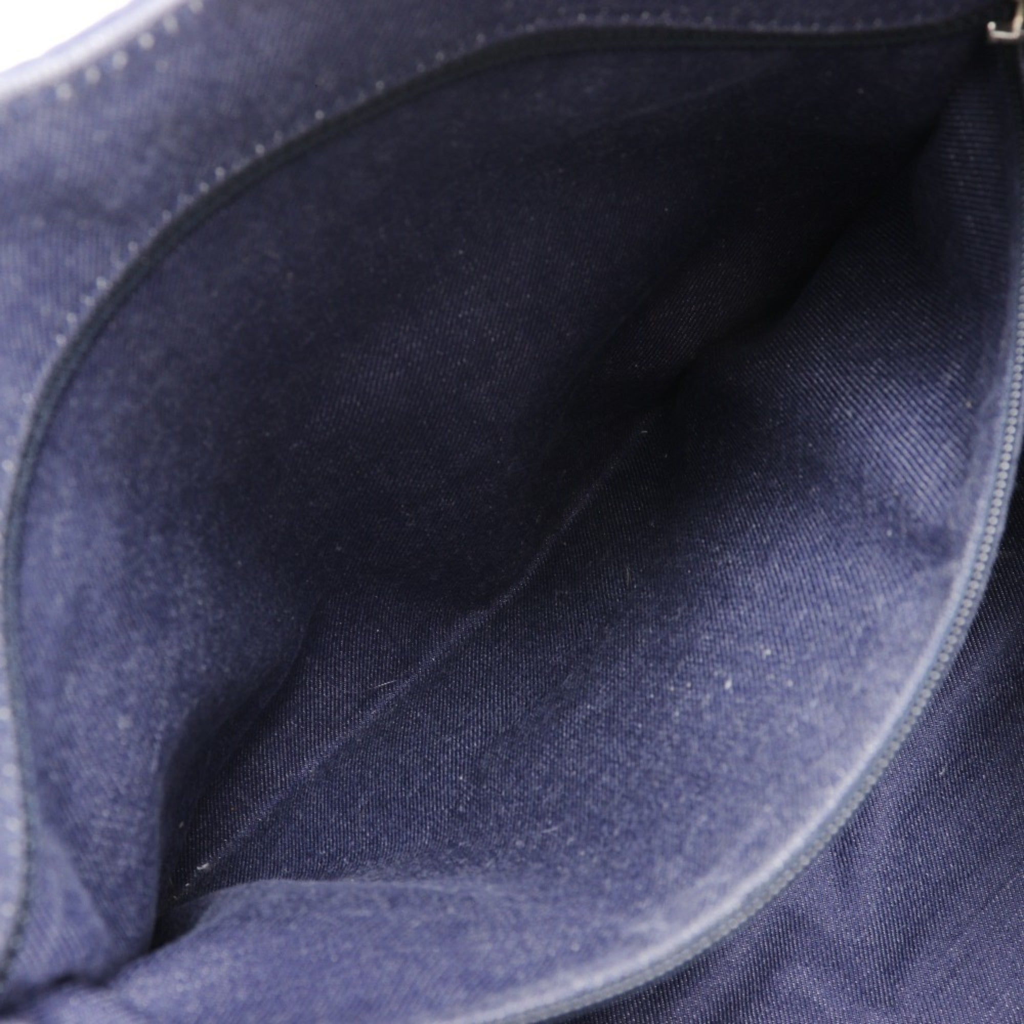 Chanel Navy Cotton Tote Bag (Pre-Owned)