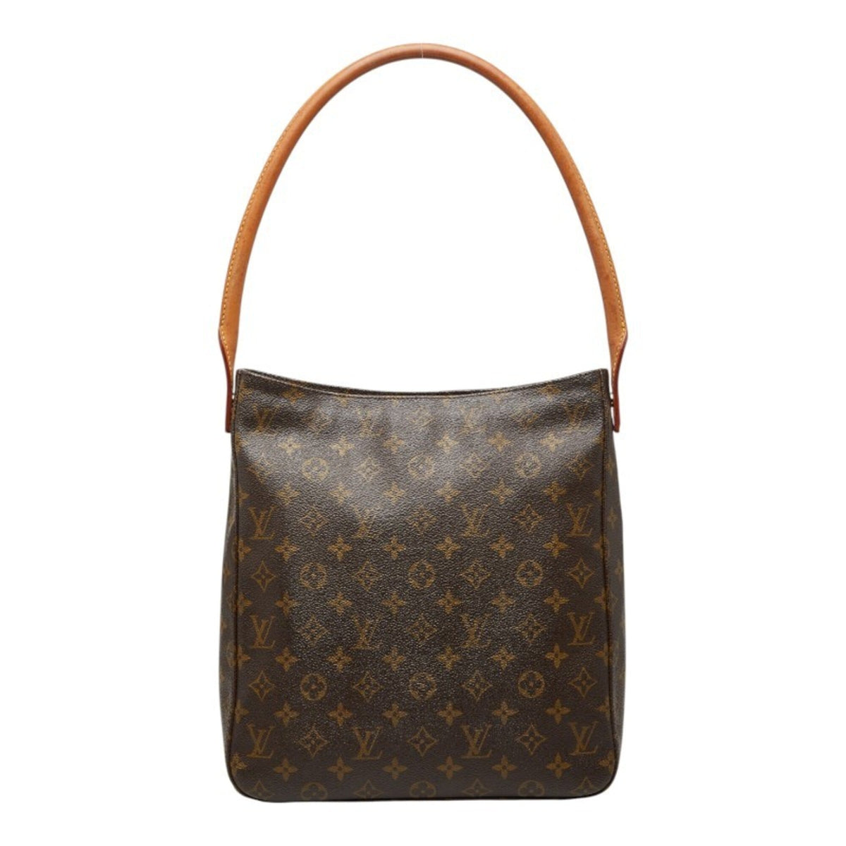 Louis Vuitton Monogram Brown Pvc Leather Handbag Shoulder Bag (Pre-Owned)