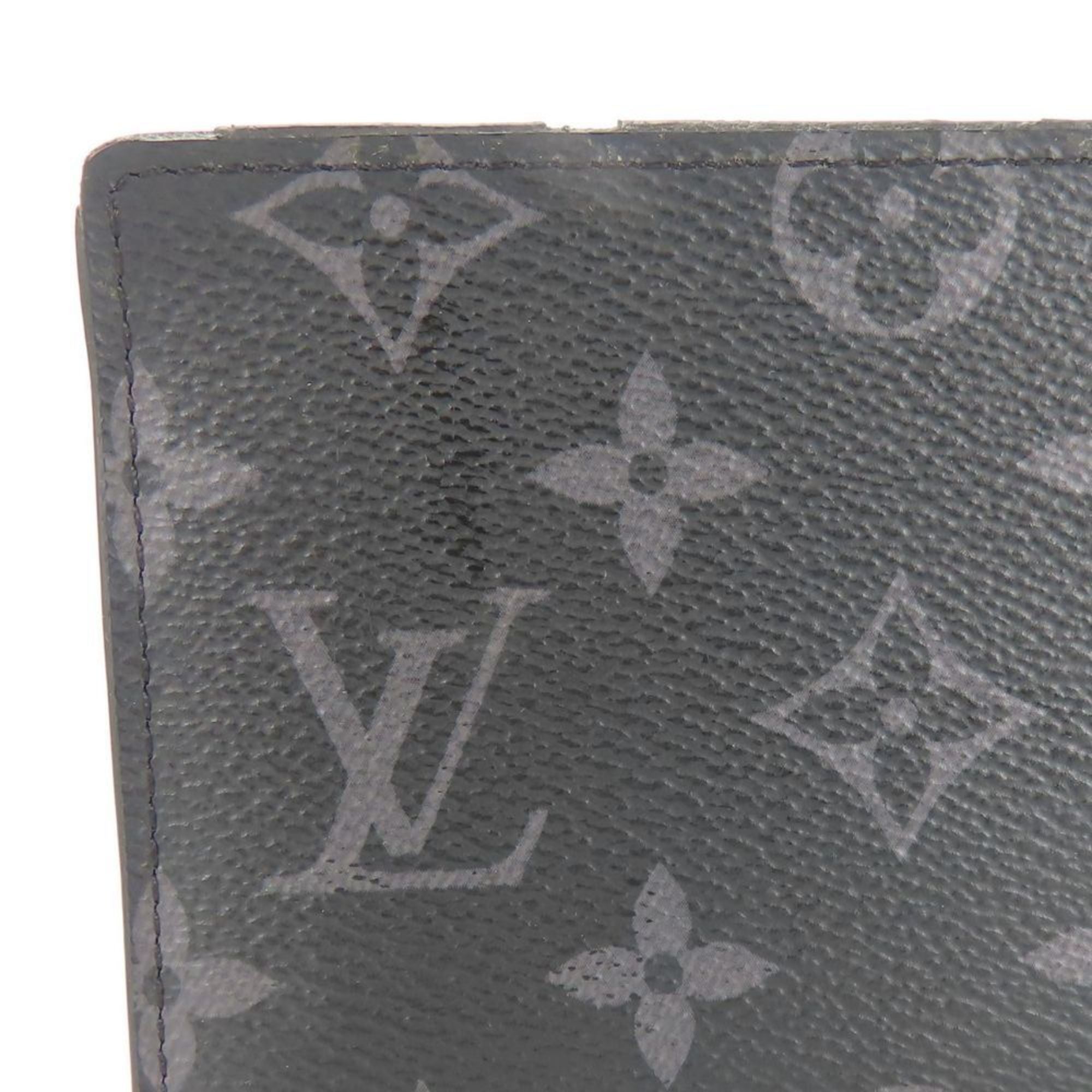Louis Vuitton Black Monogram Eclipse Wallet (Bi-Fold) (Pre-Owned)