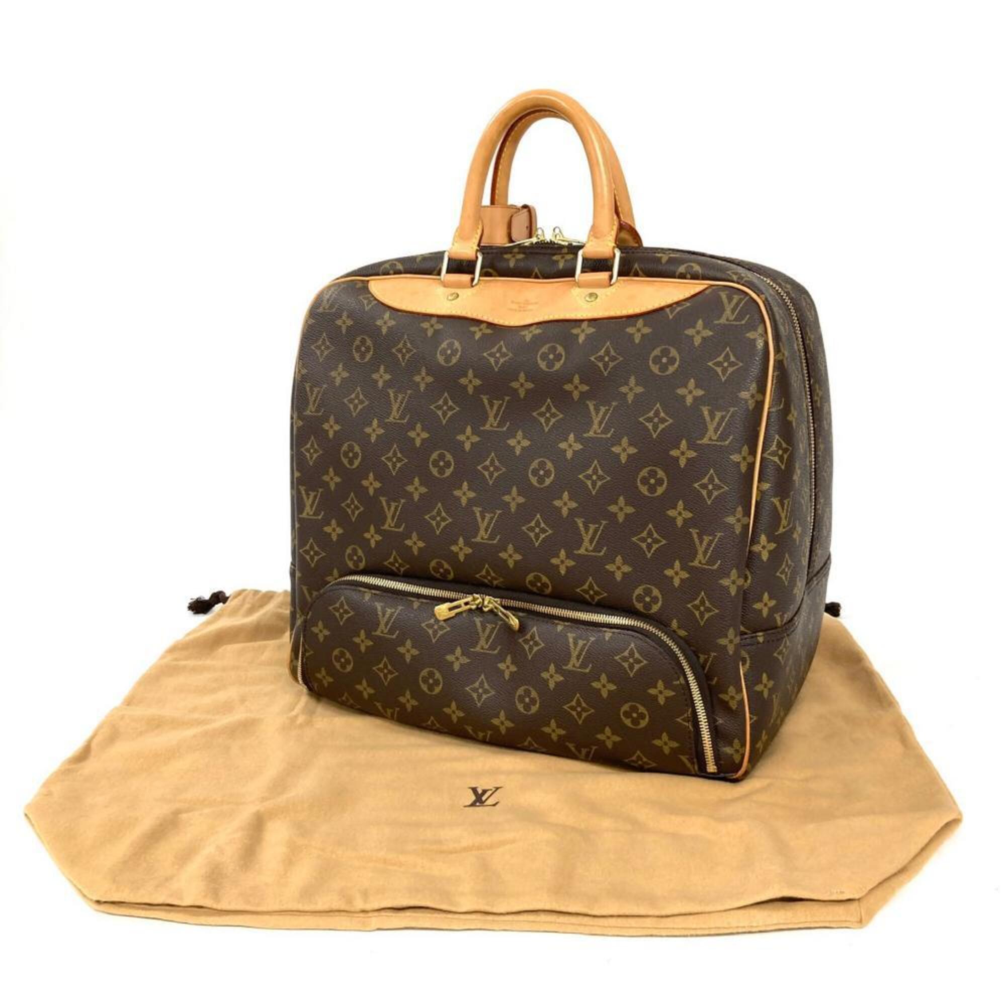 Louis Vuitton Brown Monogram Canvas Boston Bag (Pre-Owned)