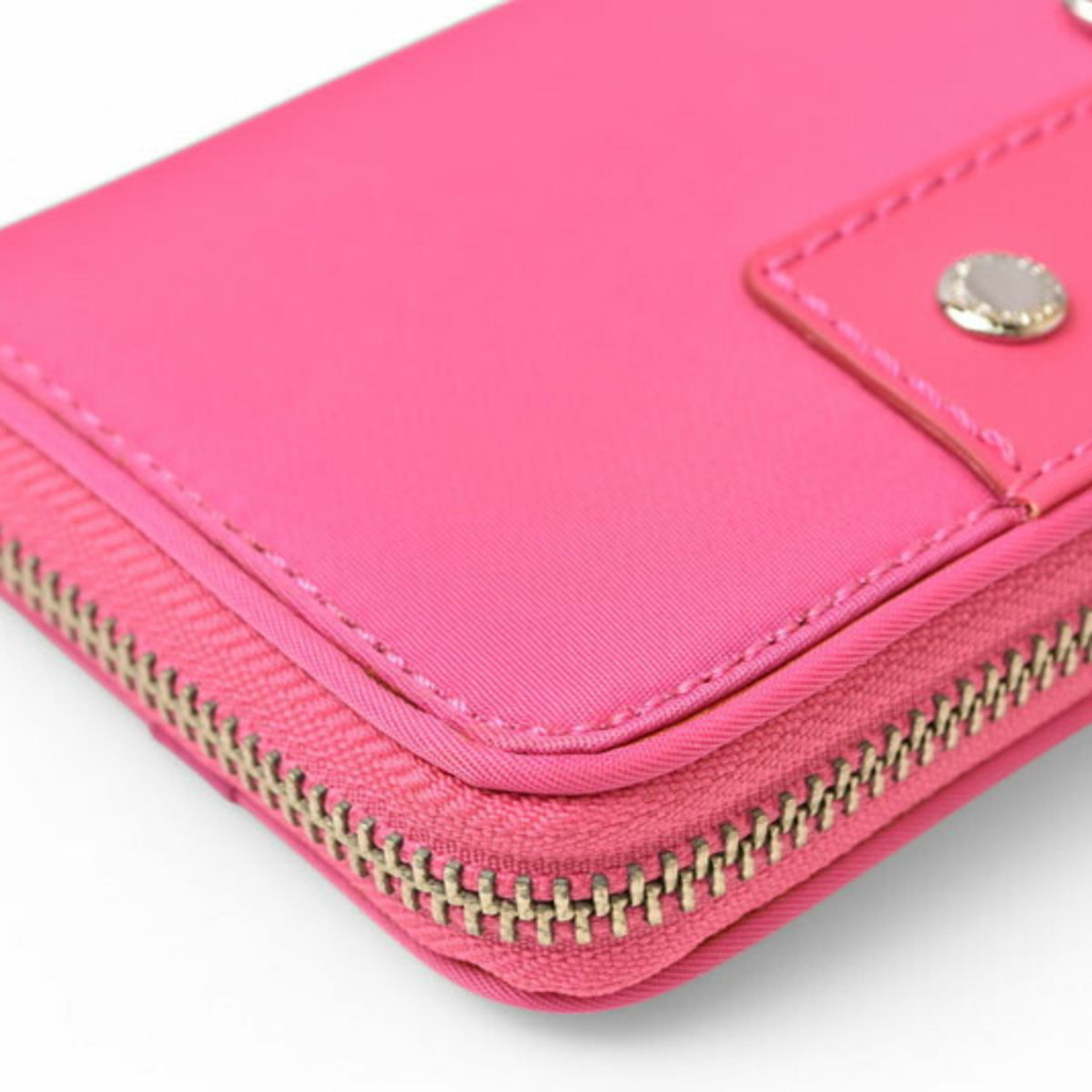 Marc By Marc Jacobs Pink Nylon Long Wallet (Bi-Fold) (Pre-Owned)